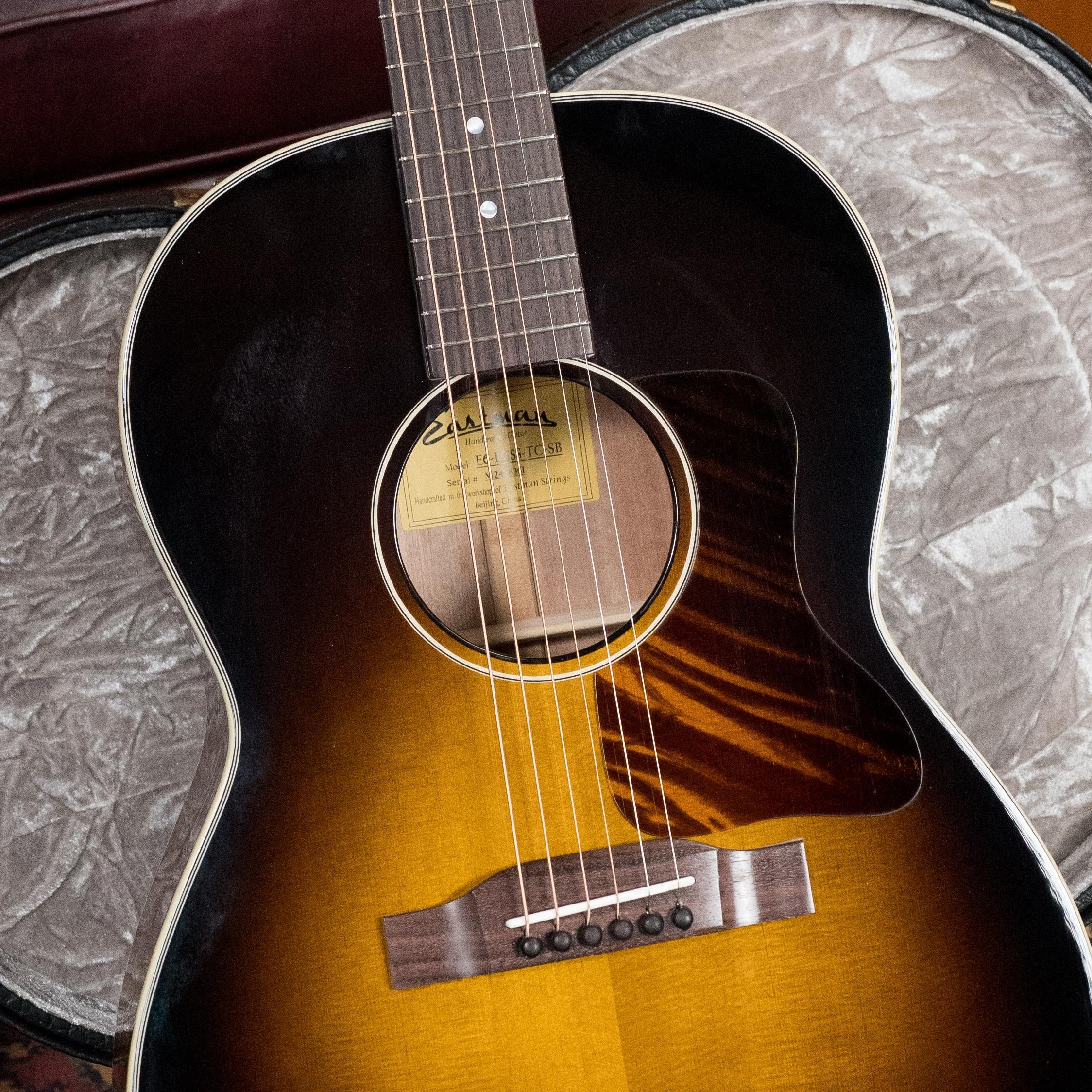 Eastman E6-LGSS-TC-SB Thermo-Cured Sitka/Mahogany LG-Style Slope Shoulder Sunburst Acoustic Guitar #8361