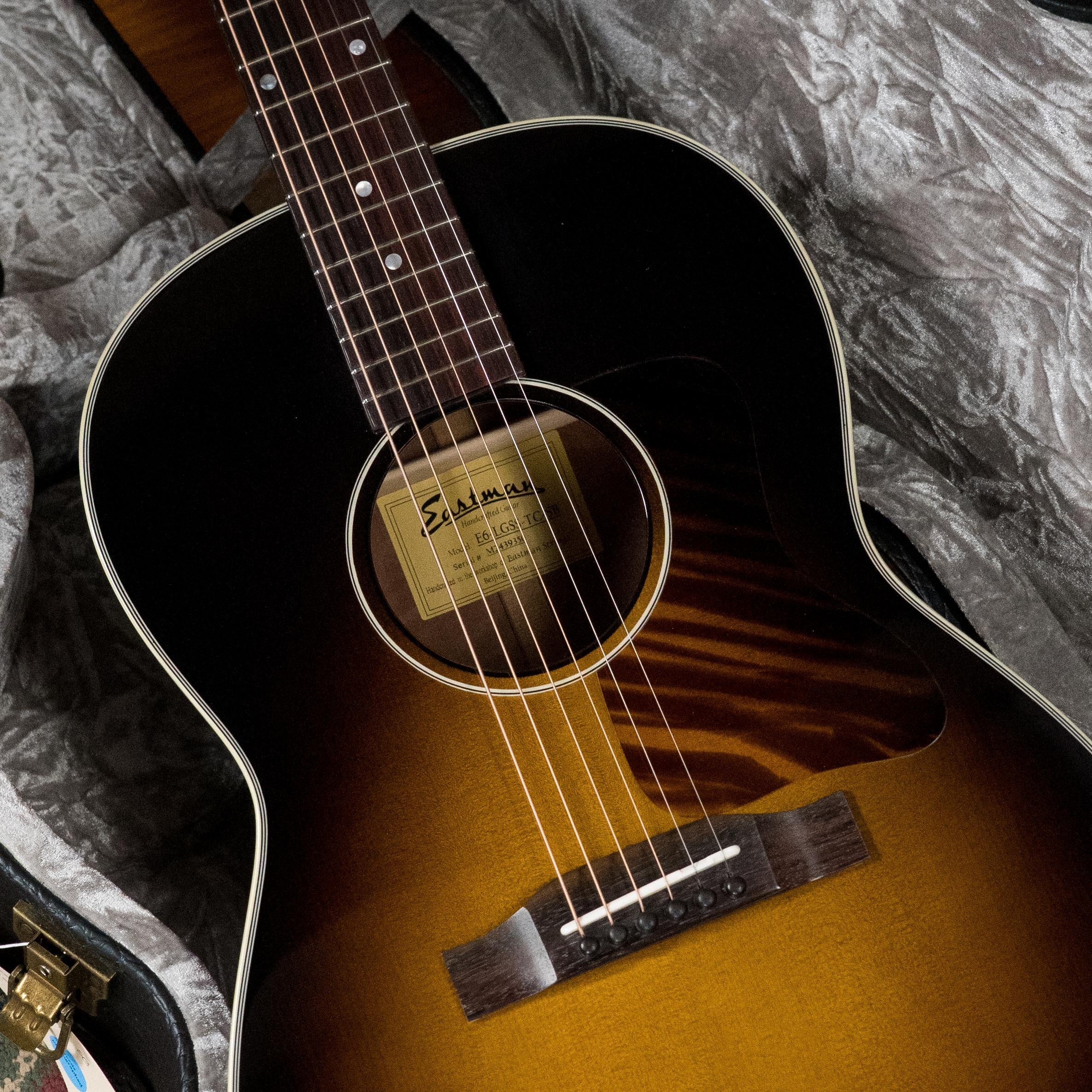 Eastman E6-LGSS-TC-SB Thermo-Cured Sitka/Mahogany LG-Style Slope Shoulder Sunburst Acoustic Guitar #9350