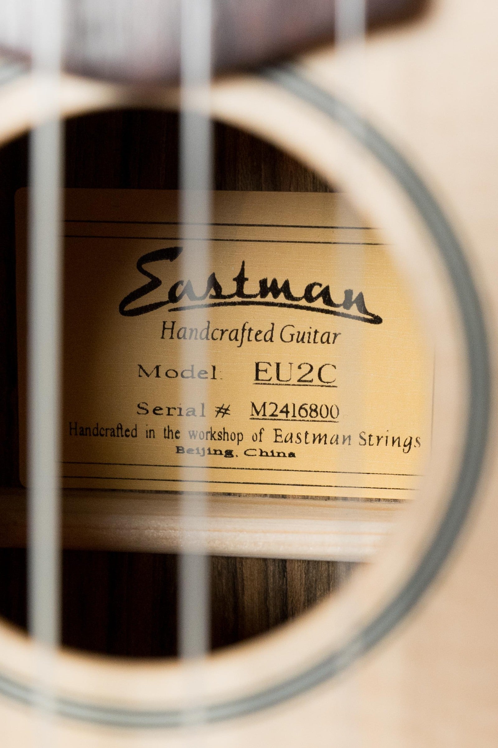 Eastman EU2-C Sitka/Ovangkol Concert Ukulele #6800