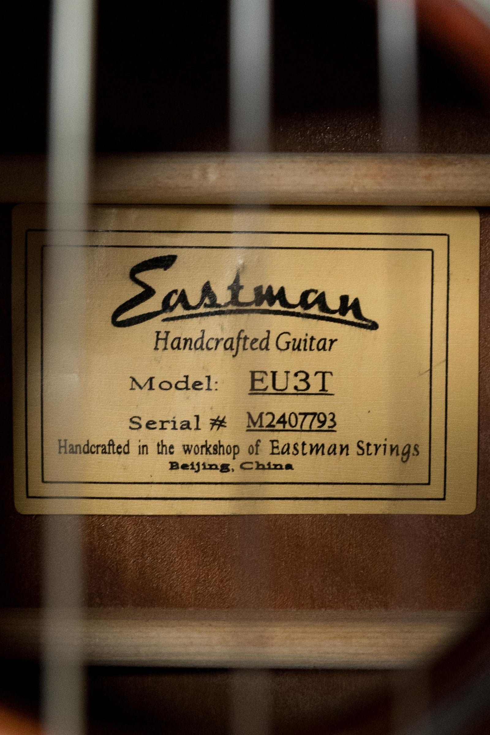 Eastman EU3-T All Mahogany Tenor Ukulele #7793