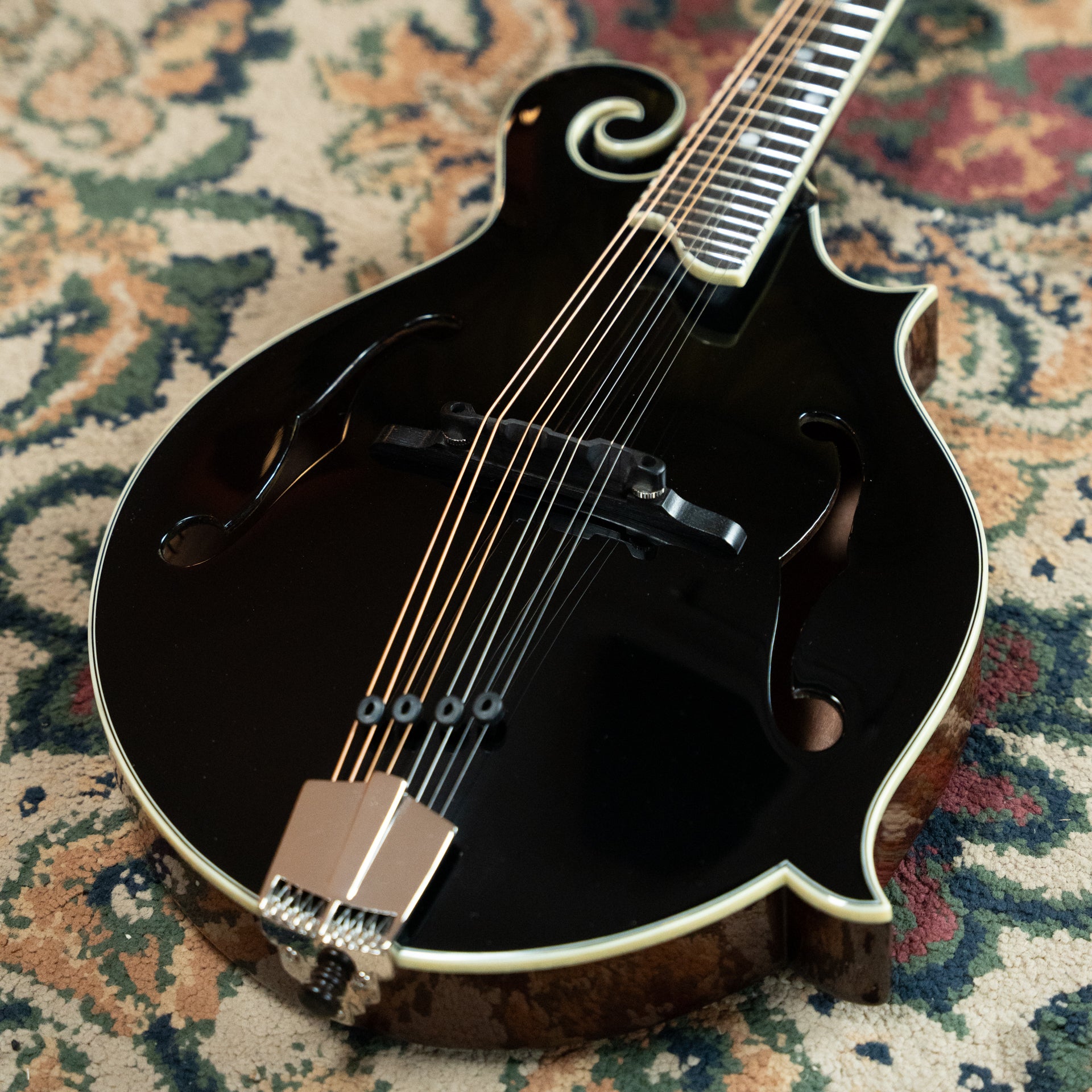 Eastman MD415-BK Black Top F-Style Mandolin #4948