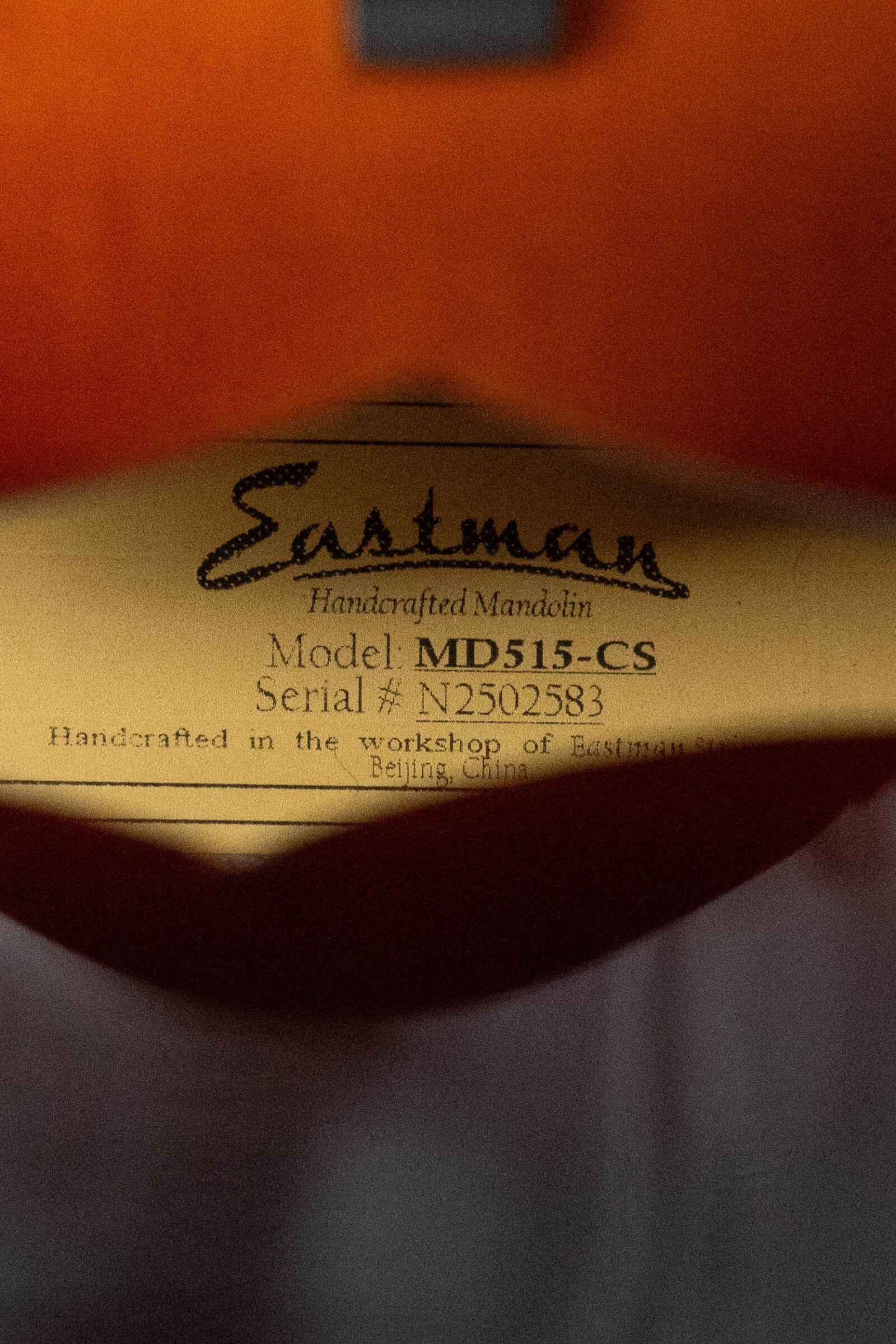 Eastman MD515-CS Classic Sunburst F-Style Mandolin #2583