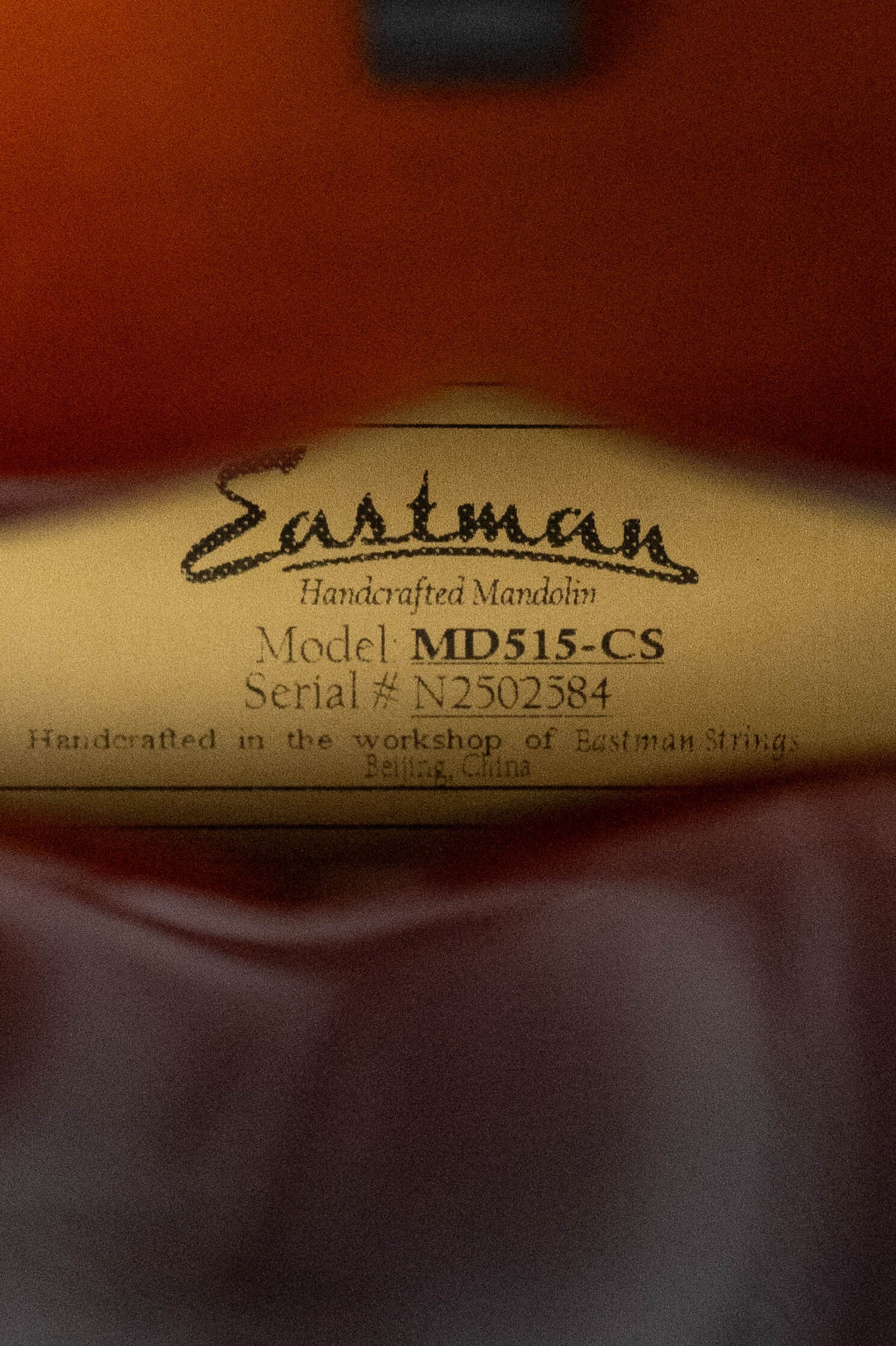 Eastman MD515-CS Classic Sunburst F-Style Mandolin #2584