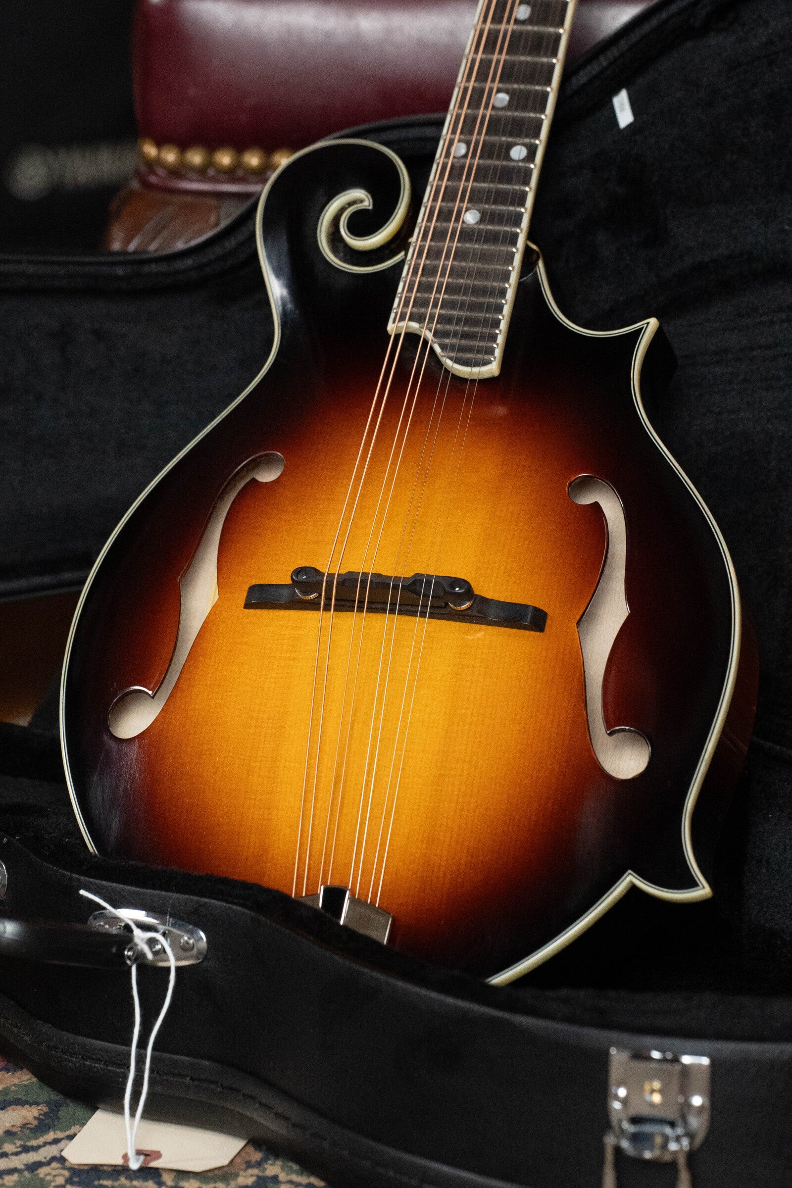 Eastman MD515/TV-WN-SB Spruce/Maple Wide Nut Sunburst F-Style Mandolin #4335