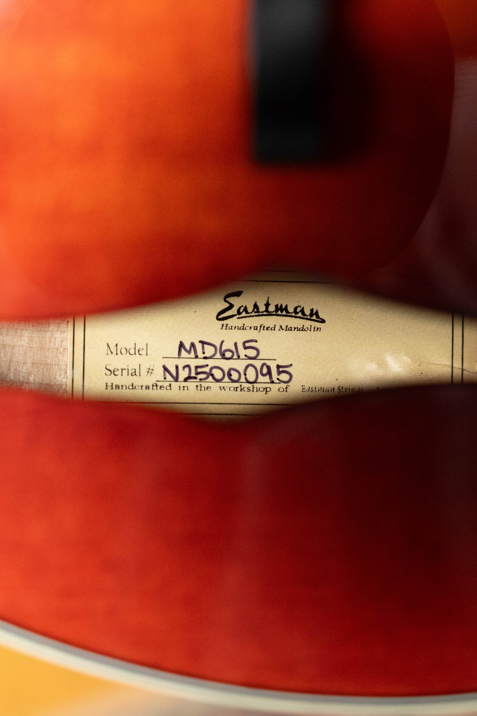 Eastman MD615 F-Style Mandolin w/K&K Pickup #0095