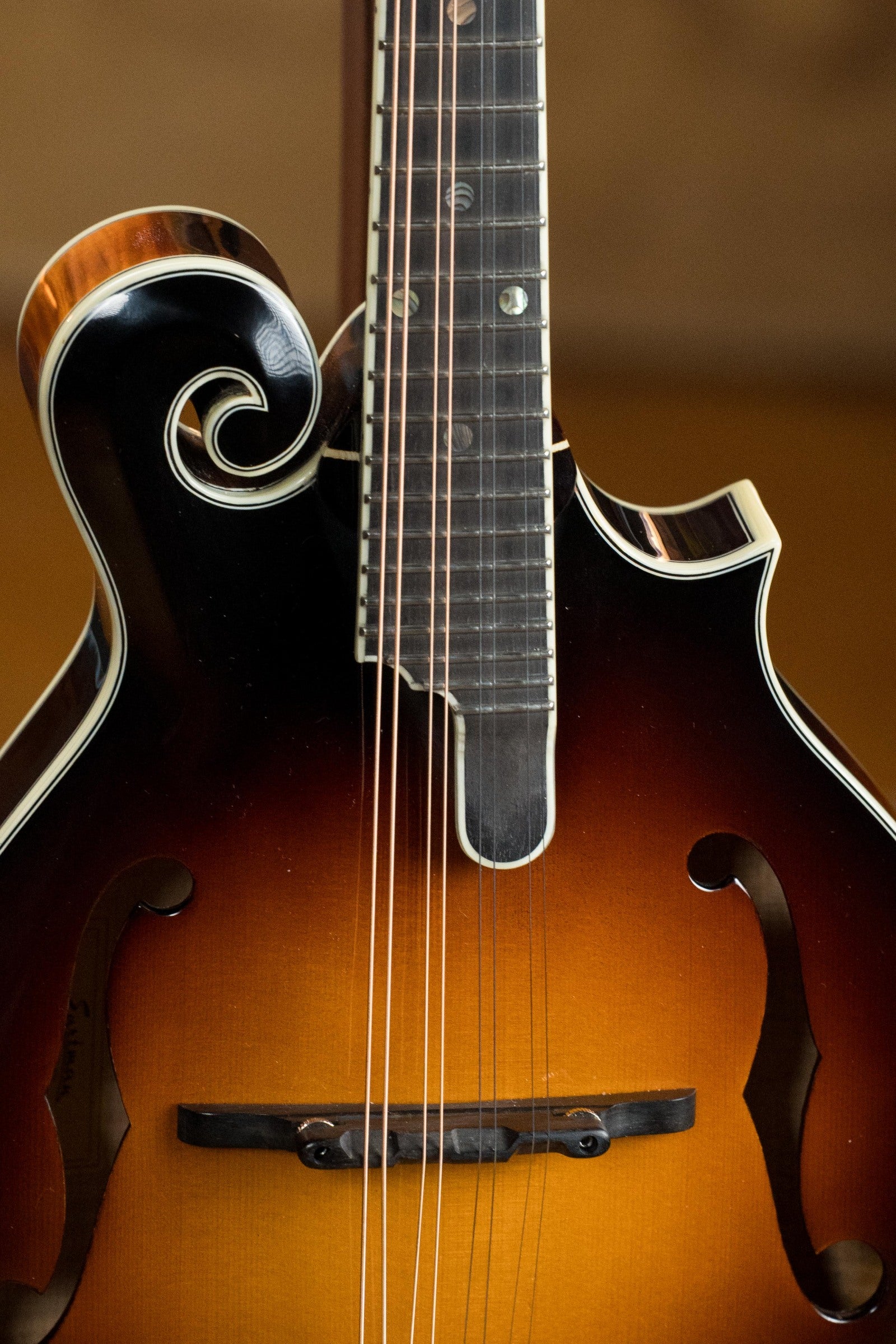 Eastman MD815-SB Adirondack/Flamed Maple Sunburst F-Style Mandolin #2496