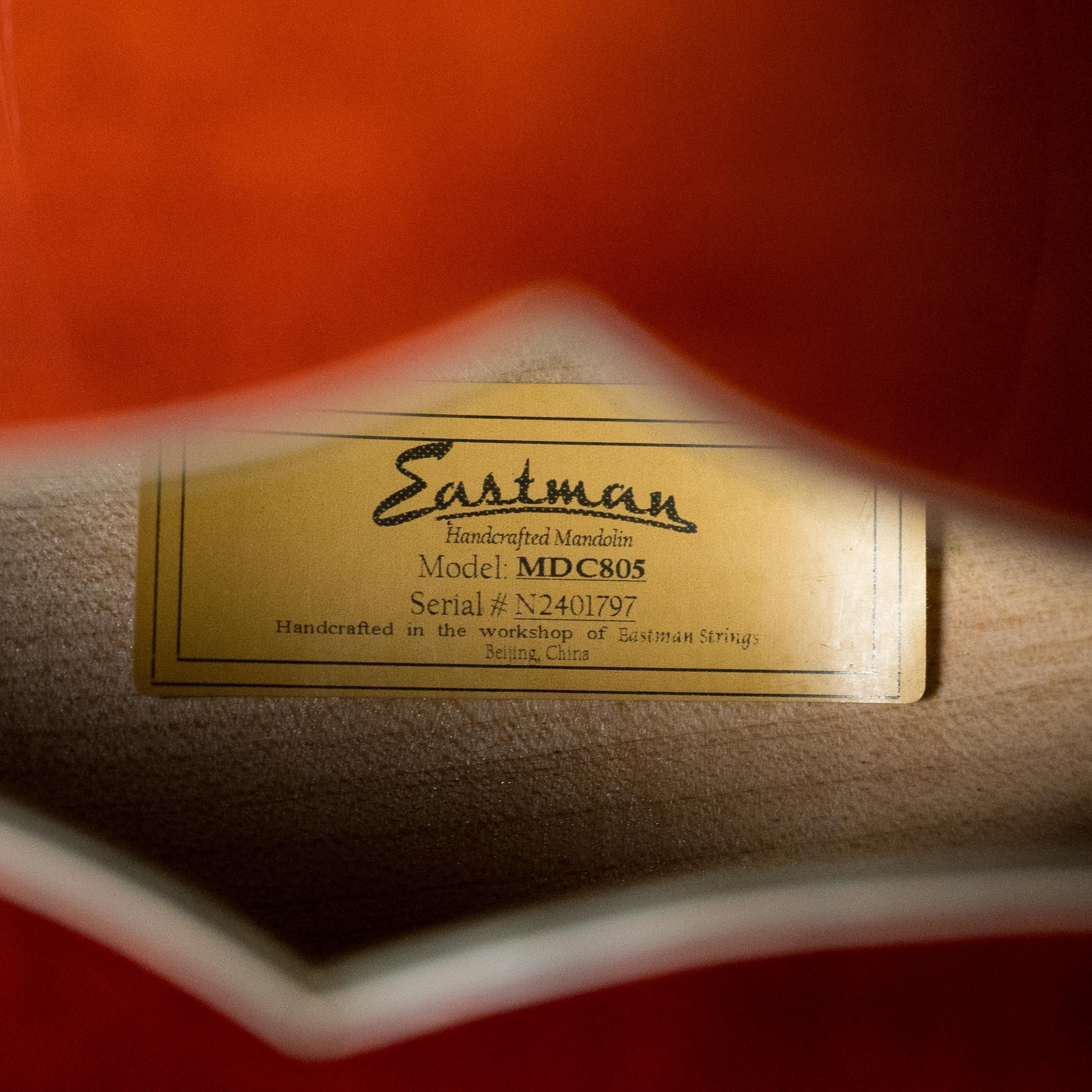 Eastman MDC805 Archtop Mandocello with Classic Finish #1797
