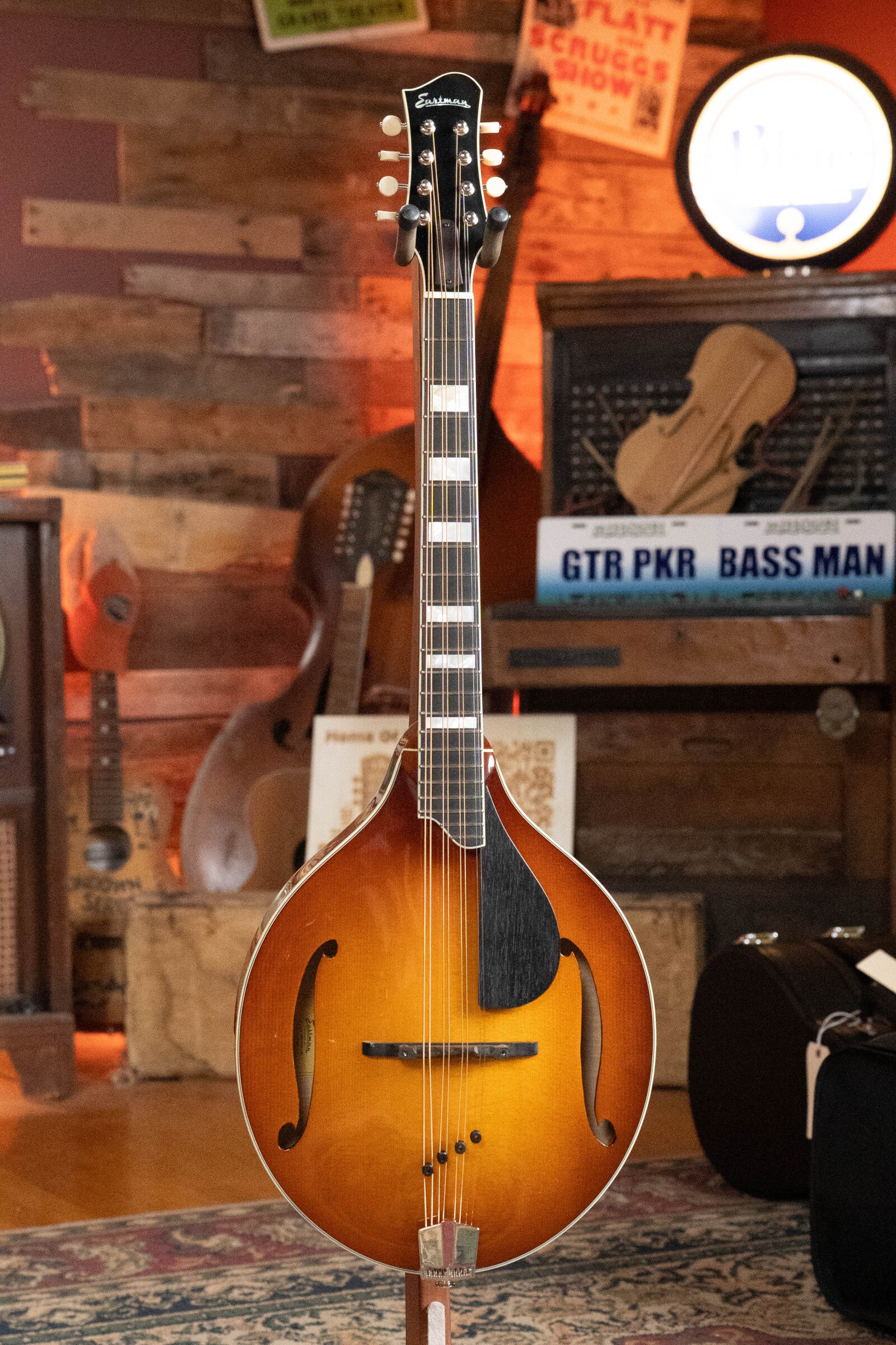 Eastman MDO605-GB Spruce/Maple Goldburst Octave A-Style Mandolin w/ K&K Pickup #1813