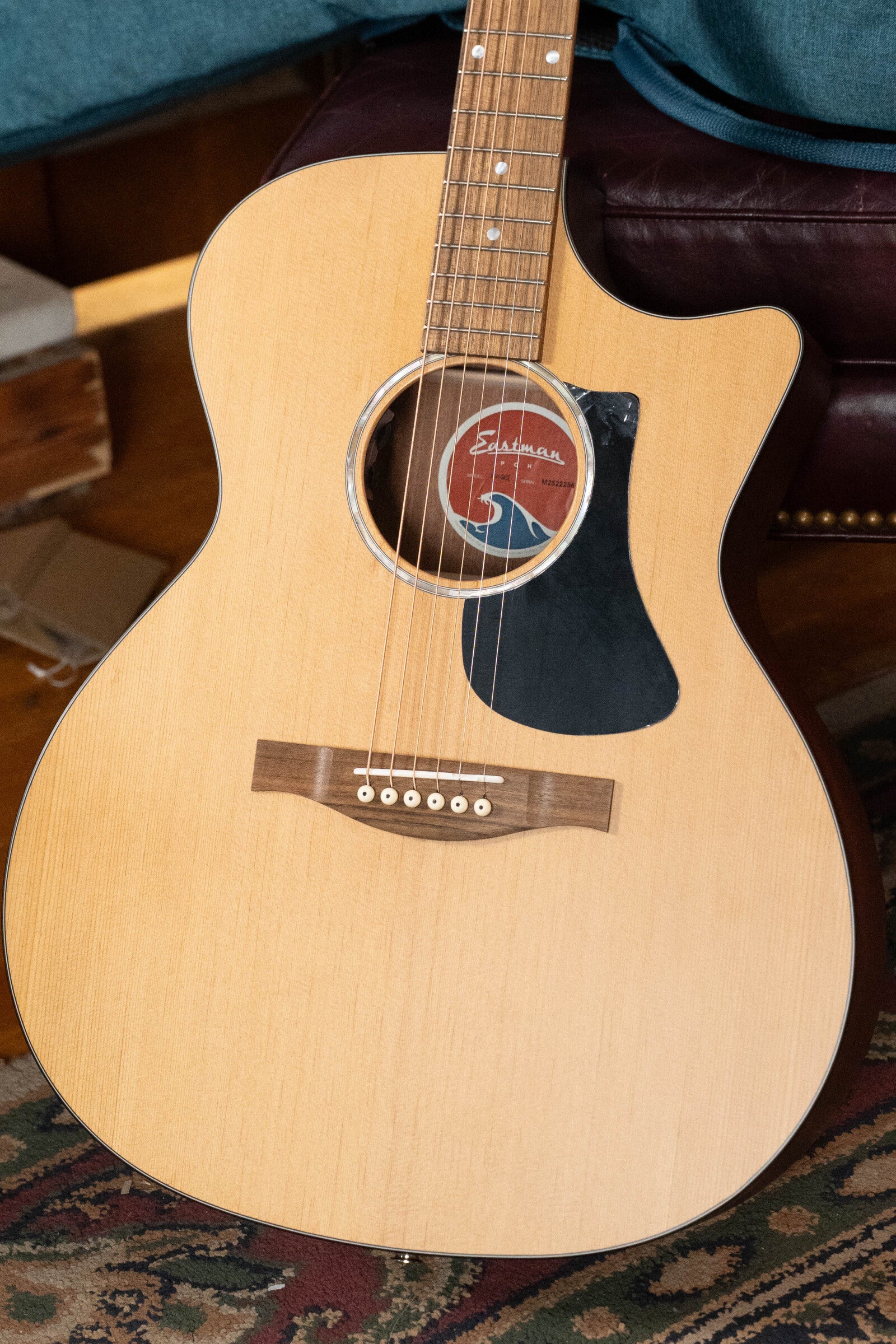 Eastman PCH1-GACE Sitka/Laminated Sapele Cutaway Grand Auditorium Guitar w/Electronics #2256