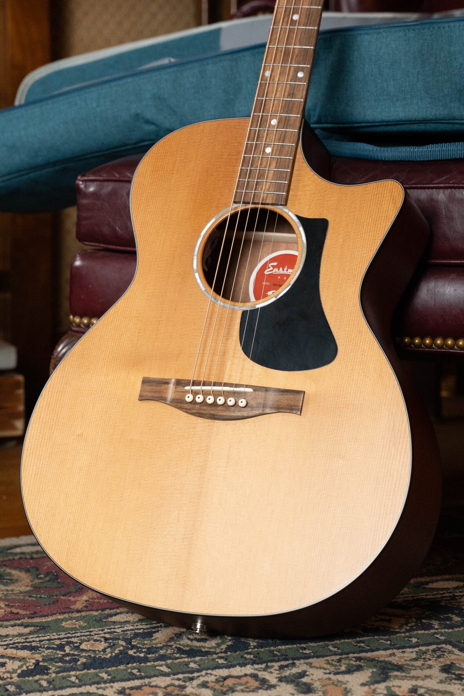 Eastman PCH1-GACE Sitka/Laminated Sapele Cutaway Grand Auditorium Guitar w/Electronics #2958