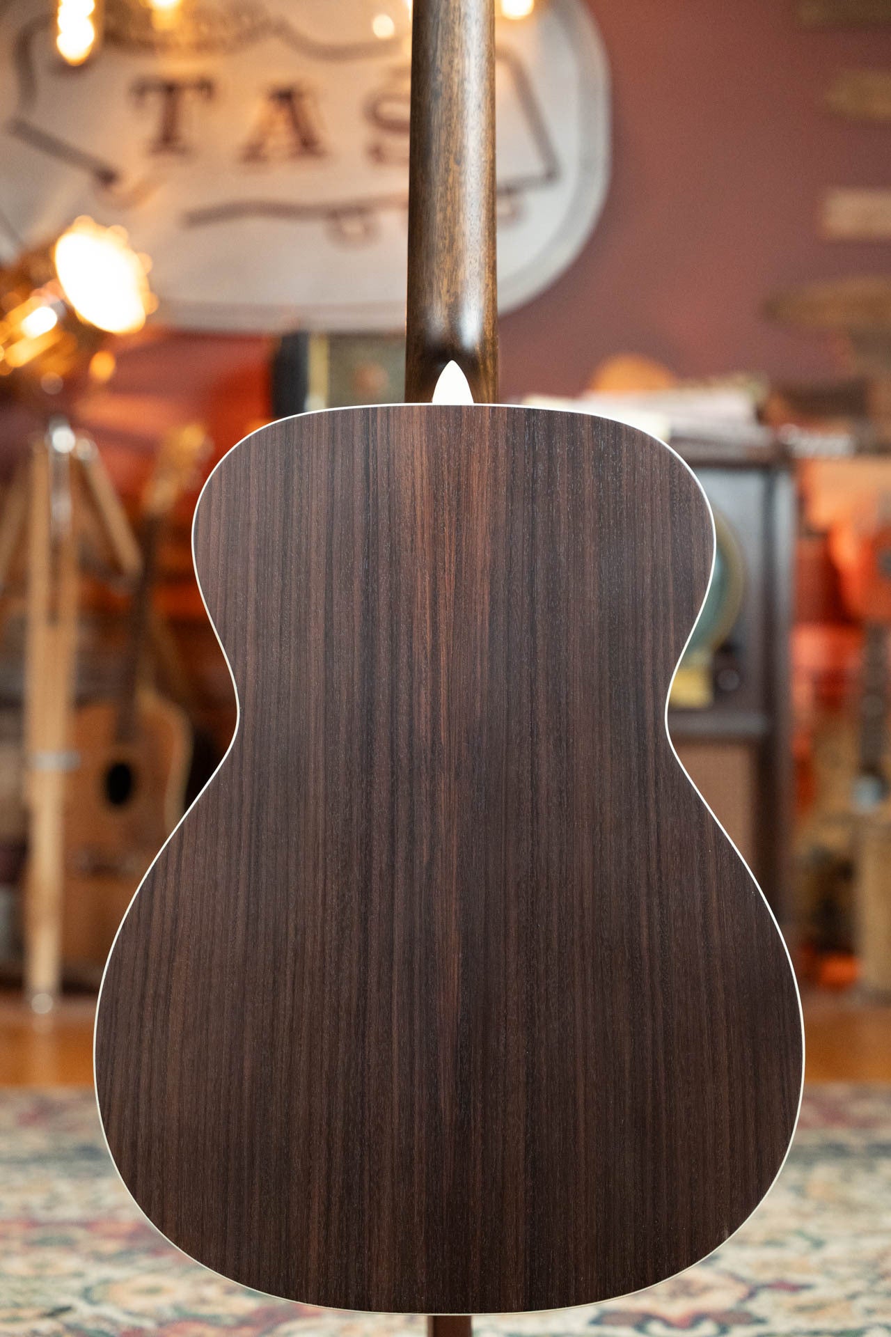 Eastman PCH2-OM-BK Solid Thermo-Cured Sitka/Laminated Rosewood Orchestra Model Gloss Black Top Acoustic Guitar #1077