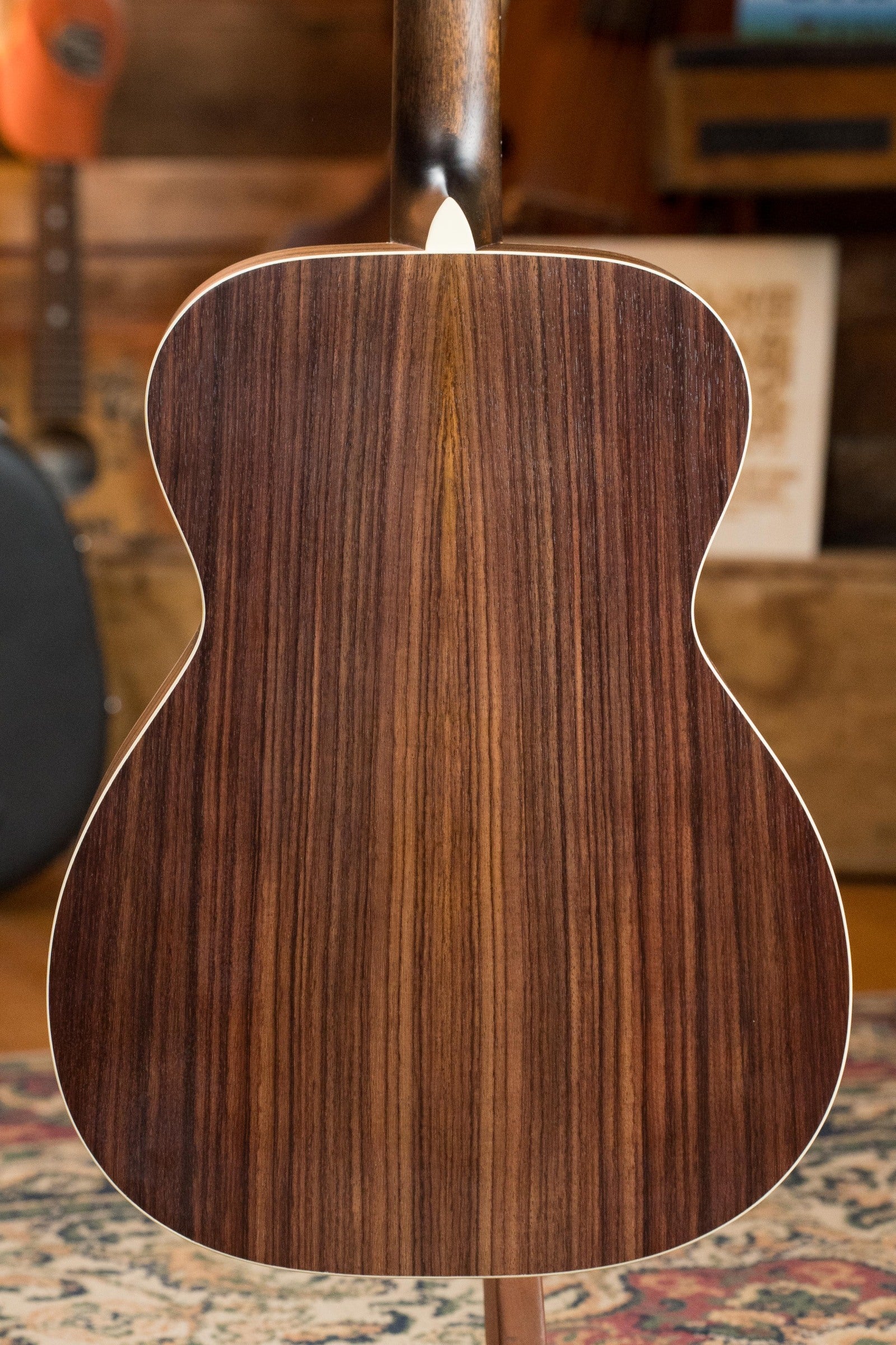 Eastman PCH2-OM-BK Solid Thermo-Cured Sitka/Laminated Rosewood Orchestra Model Black Top Acoustic Guitar #9744