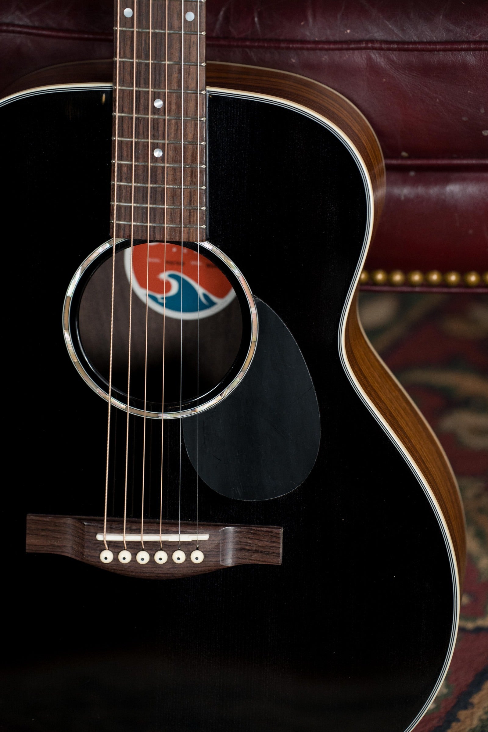 Eastman PCH2-TG-BK Thermo-Cured Solid Sitka/Laminated Rosewood Black Top Travel Acoustic Guitar #5639