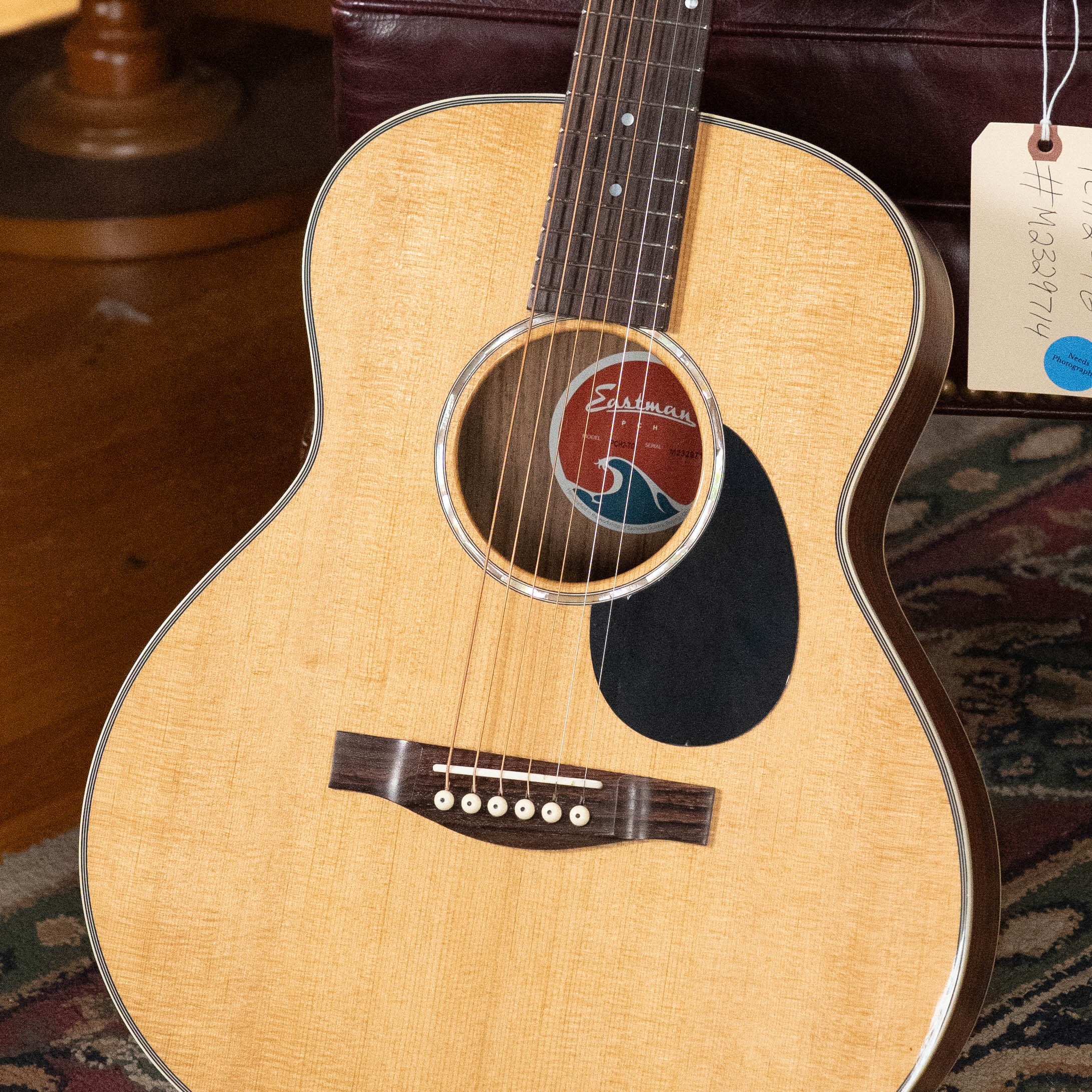 Eastman PCH2-TG Thermo-Cured Solid Sitka/Laminated Rosewood Travel Acoustic Guitar #9714