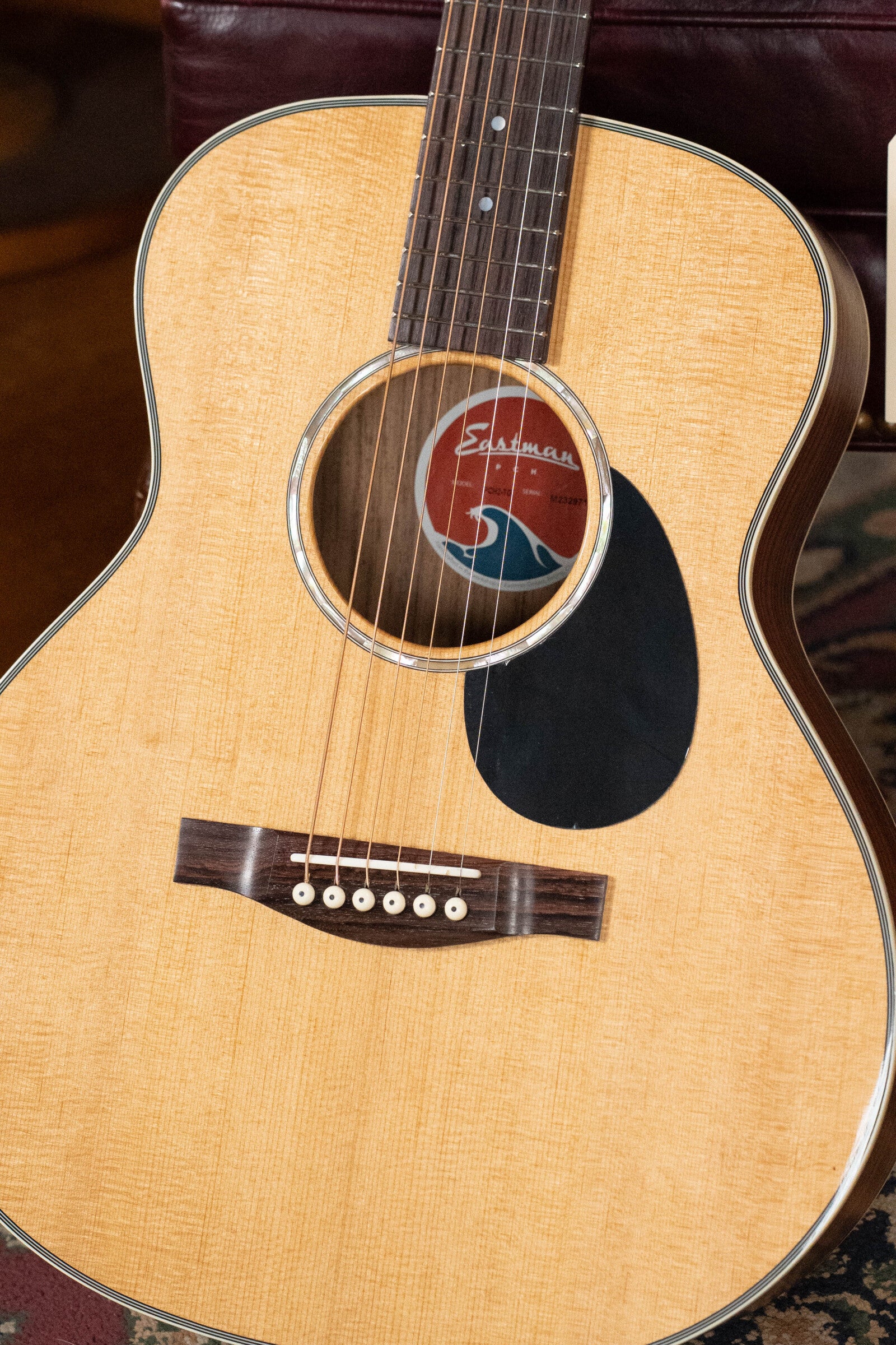 Eastman PCH2-TG Thermo-Cured Solid Sitka/Laminated Rosewood Travel Acoustic Guitar #9714