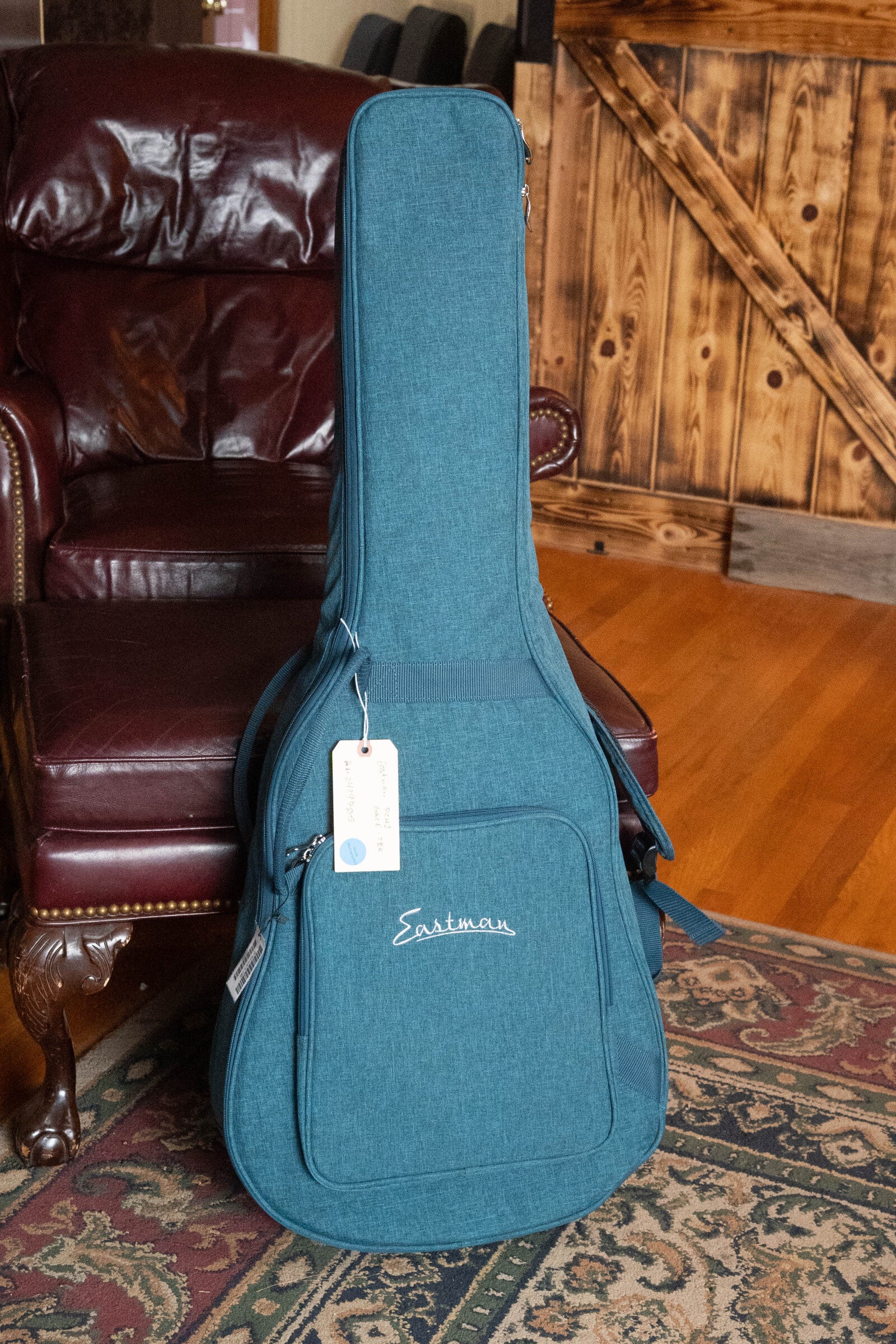 Eastman PCH3-GACE-TBK Sitka/Laminated Maple Grand Auditorium Translucent Black Top Guitar w/Fishman Pickup #9705
