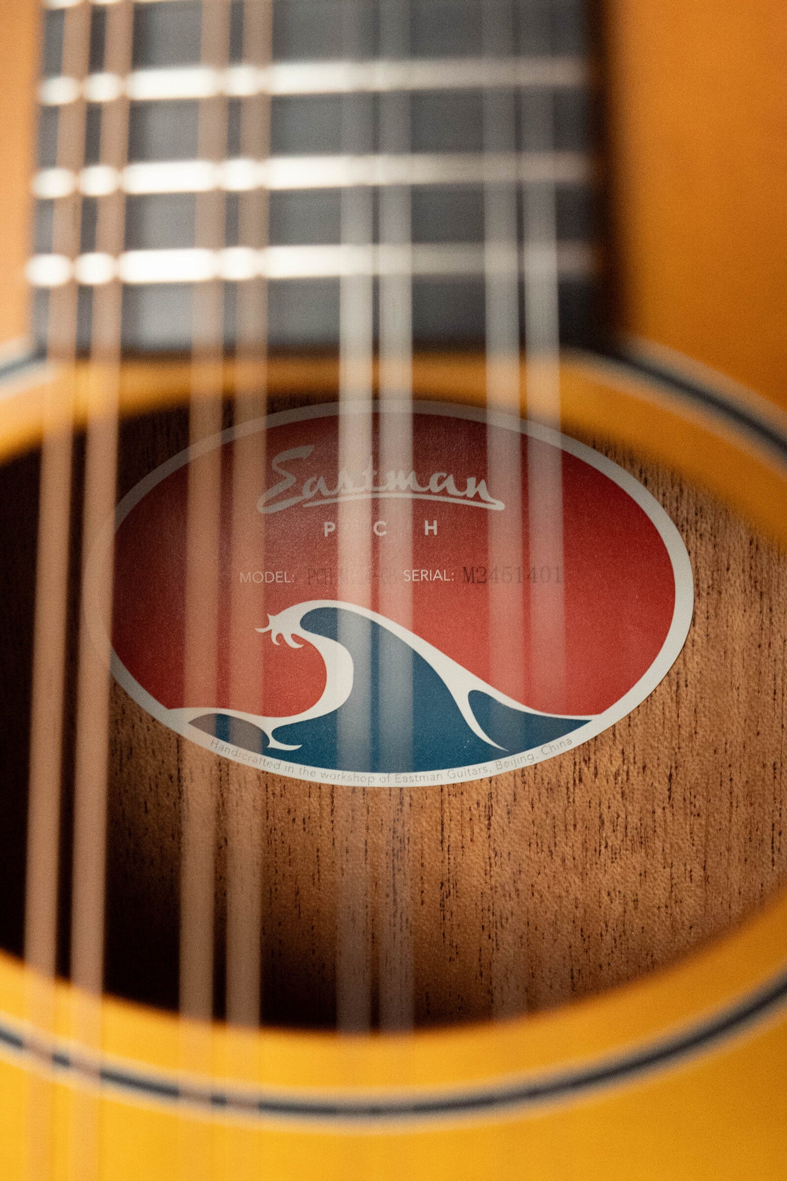 Eastman PCH-M104-GB Solid Spruce/Laminated Mahogany Goldburst Flattop A-Style Mandolin #1401