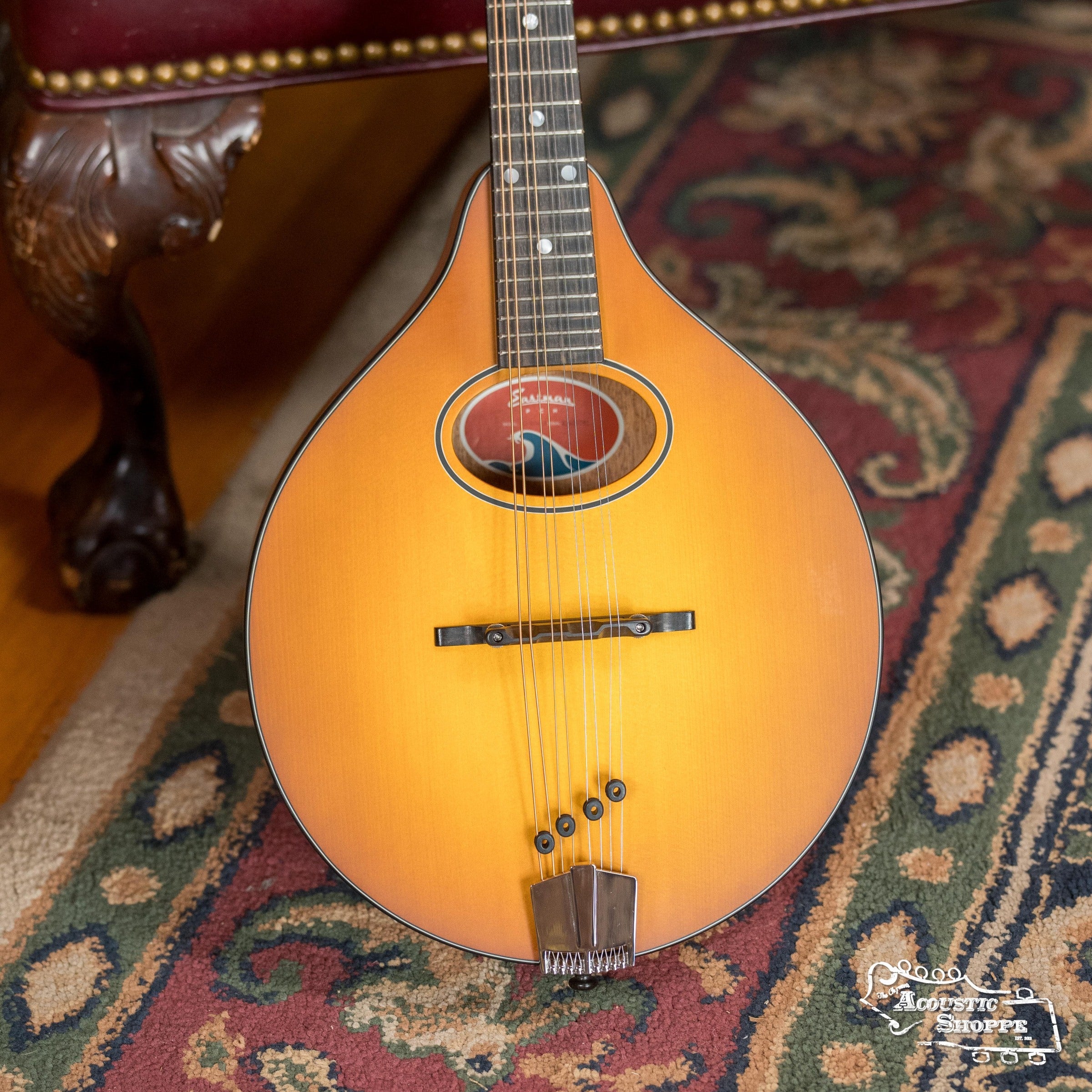 Eastman PCH-M104-GB Spruce/Laminated Mahogany Goldburst Flattop A-Style Mandolin #0782