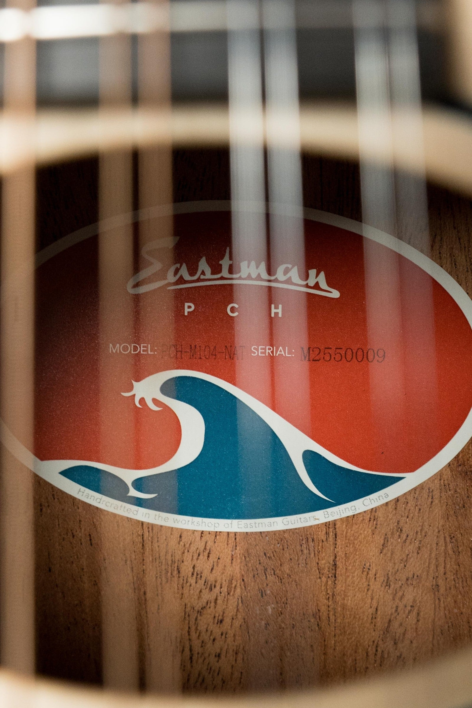 Eastman PCH-M104-NAT Spruce/Laminated Mahogany Natural Flattop A-Style Mandolin #0009
