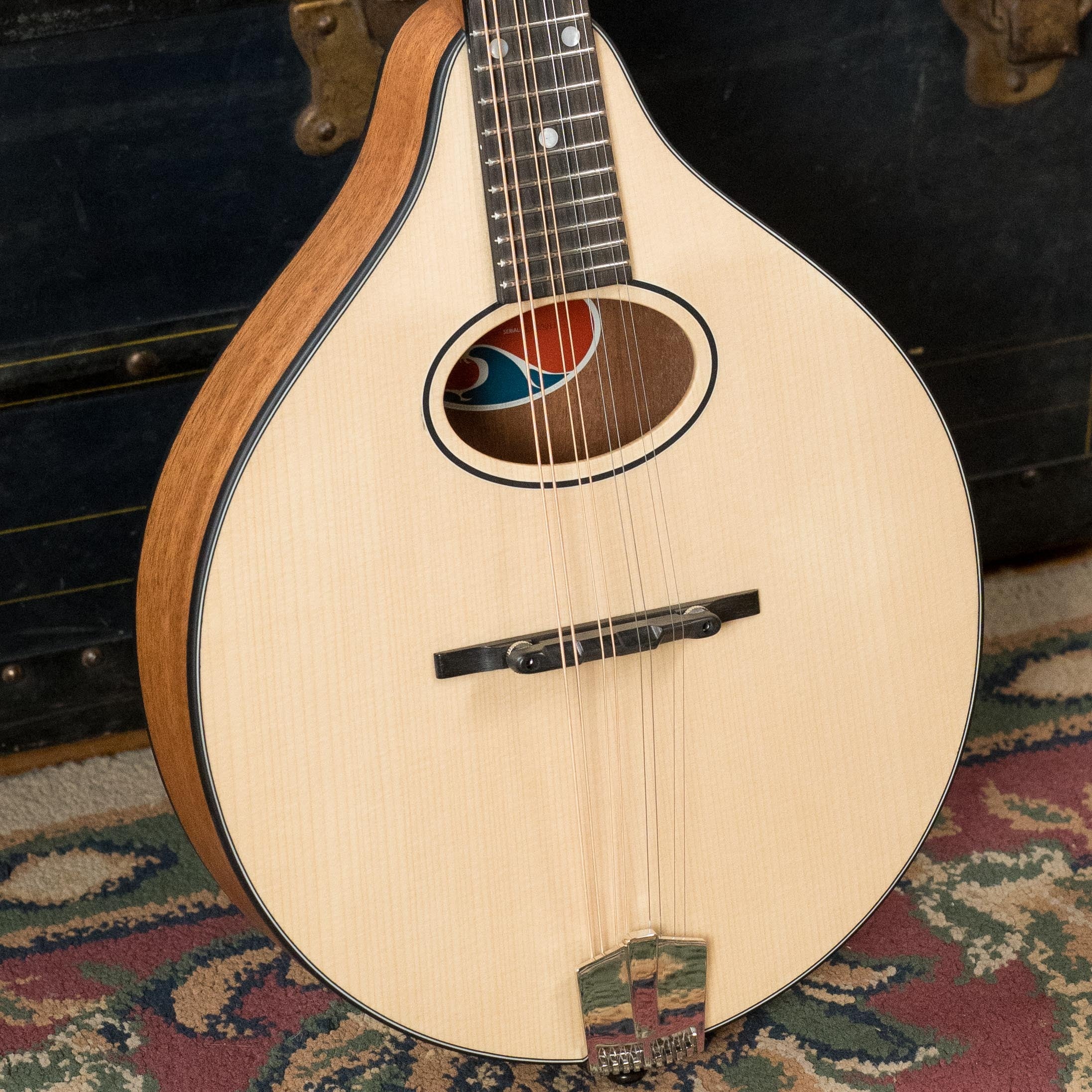 Eastman PCH-M104-NAT Spruce/Laminated Mahogany Natural Flattop A-Style Mandolin #0011
