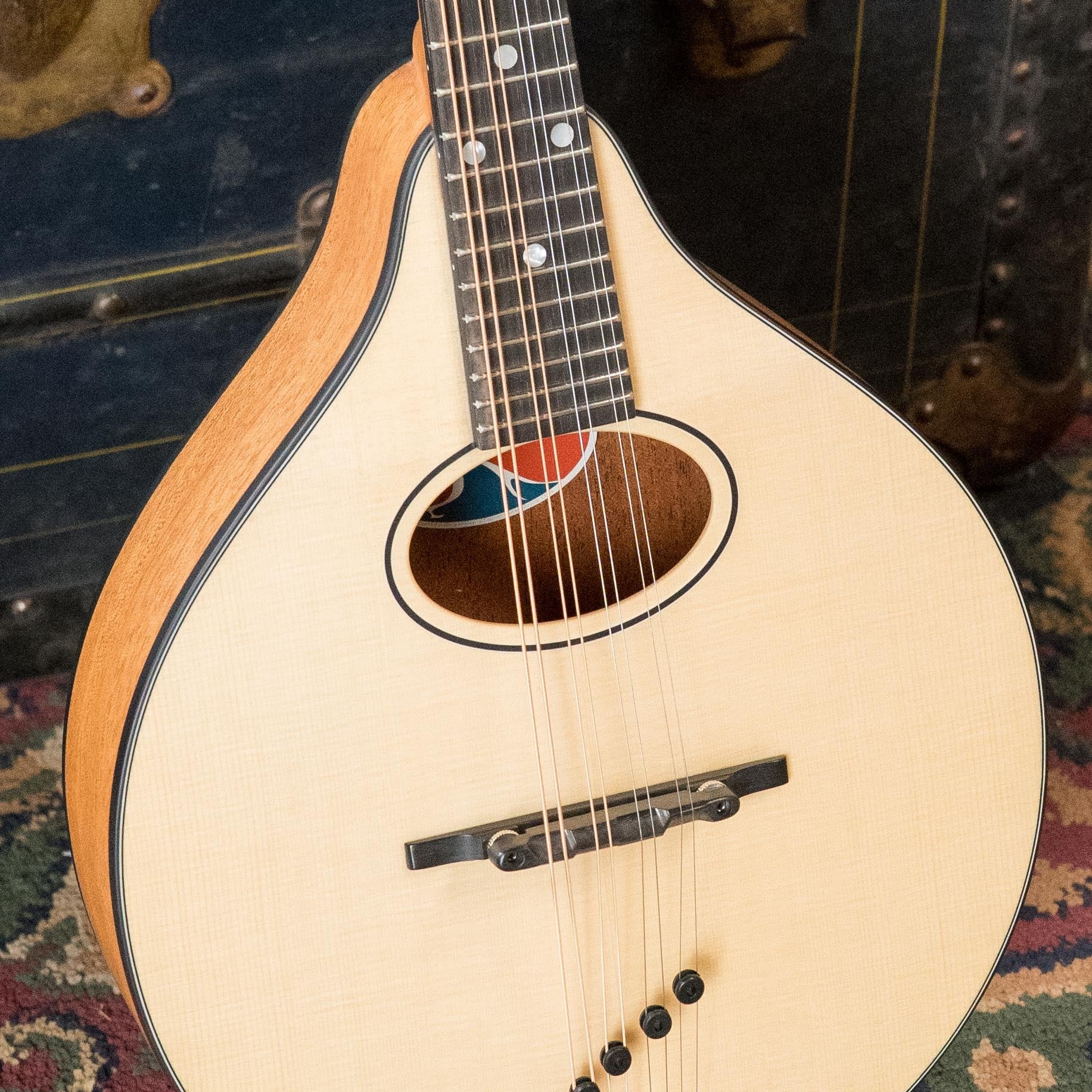 Eastman PCH-M104-NAT Spruce/Laminated Mahogany Natural Flattop A-Style Mandolin #1132