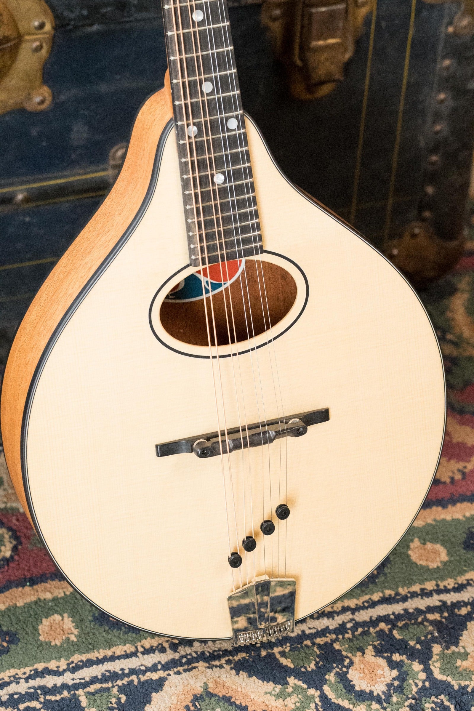 Eastman PCH-M104-NAT Spruce/Laminated Mahogany Natural Flattop A-Style Mandolin #1132