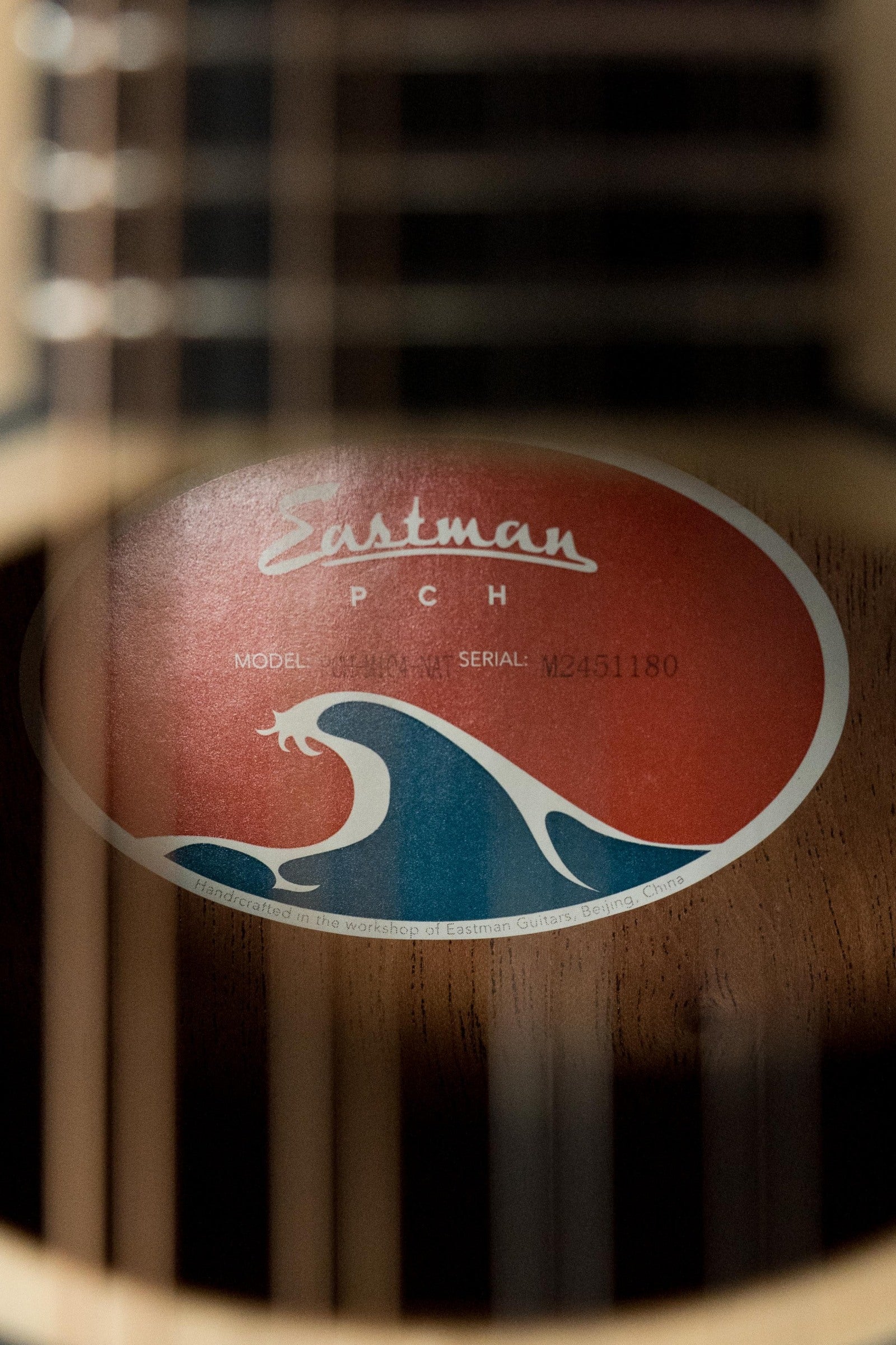 Eastman PCH-M104-NAT Spruce/Laminated Mahogany Natural Flattop A-Style Mandolin #1180