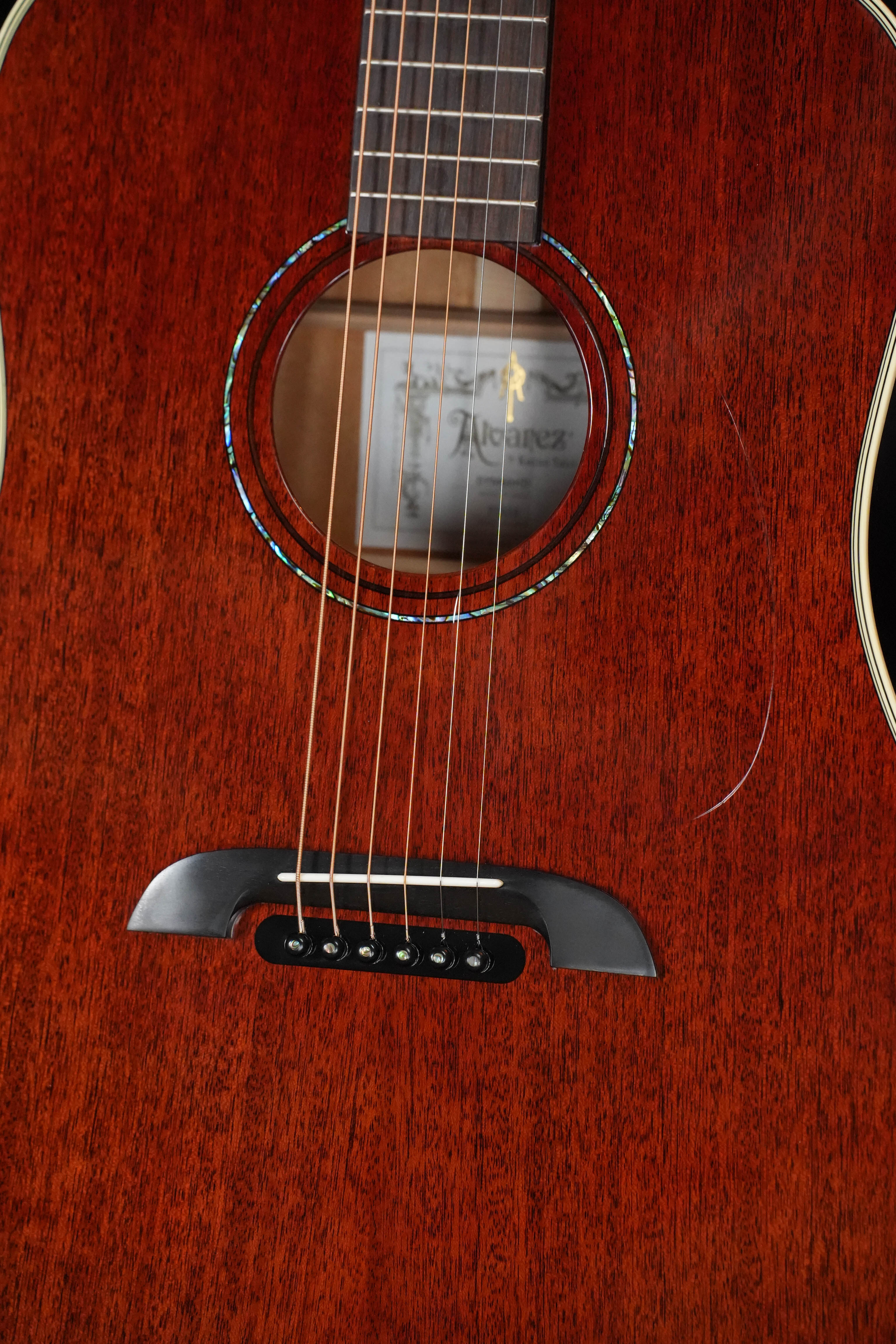 Alvarez Yairi Honduran Series DYM66HD All Vintage Honduran Mahogany Dreadnought Acoustic Guitar #7933