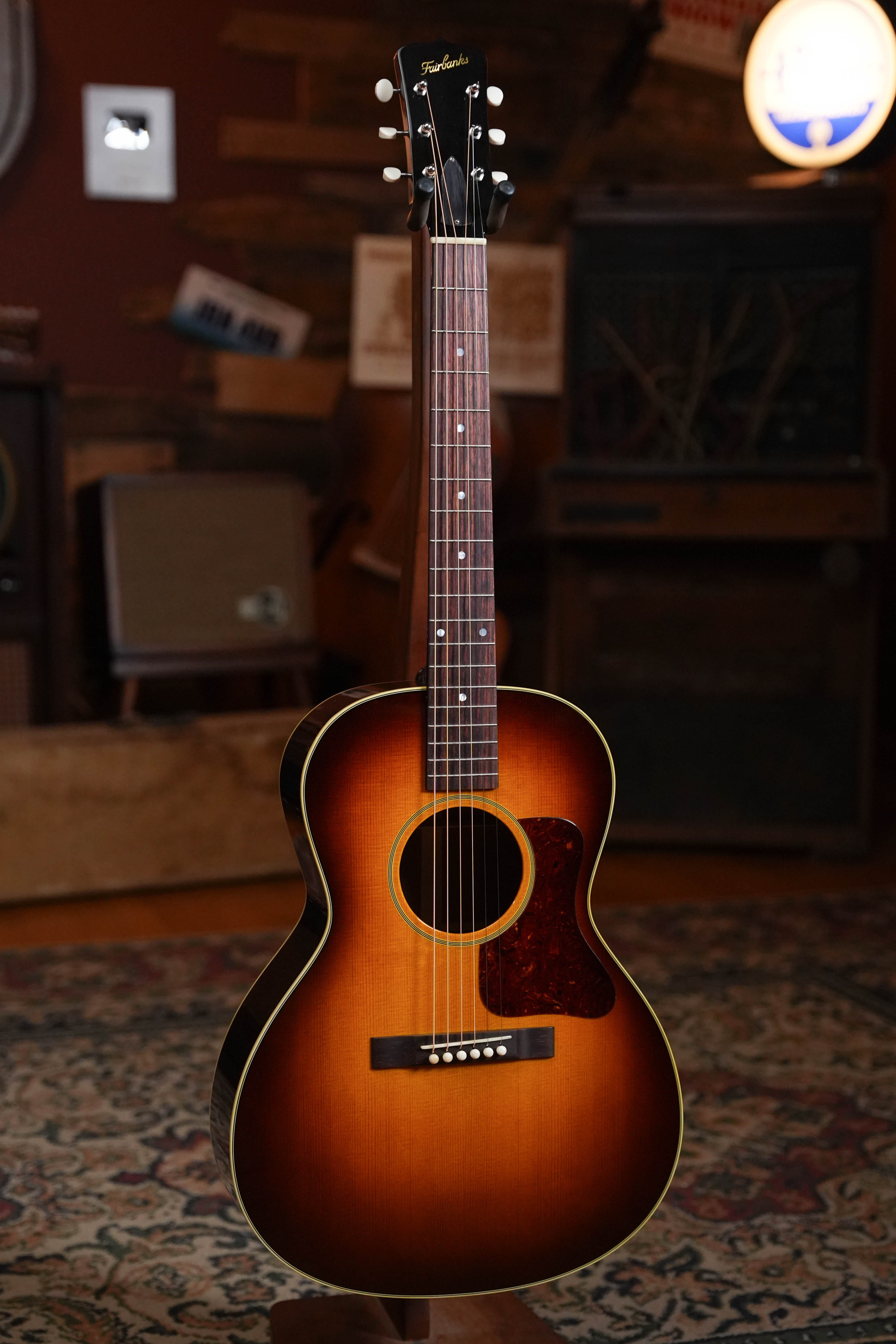 Fairbanks F-20 Salvage Burst Dreadnought Acoustic Guitar #6400