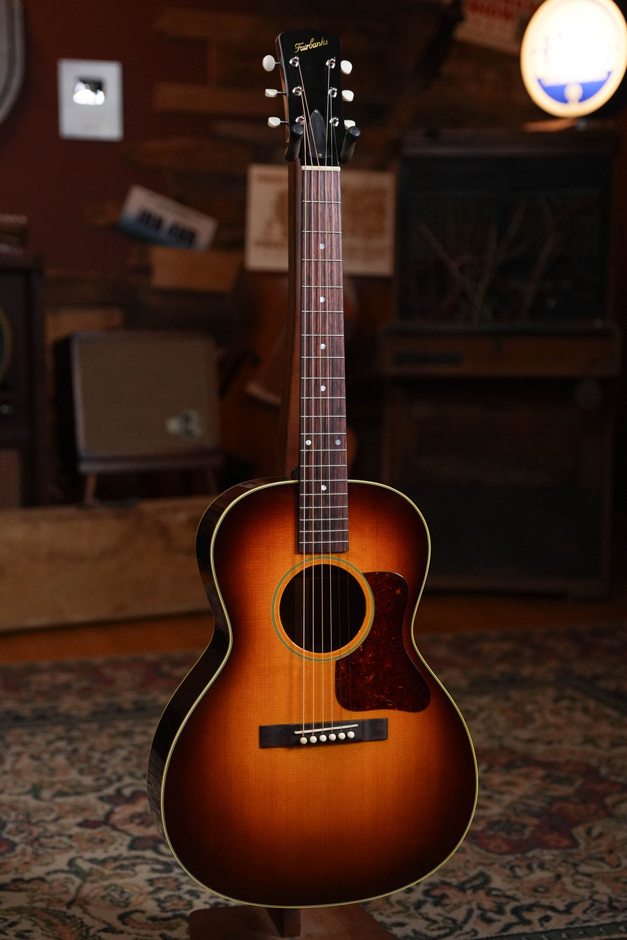 Fairbanks F-20 Salvage Burst Dreadnought Acoustic Guitar #6400