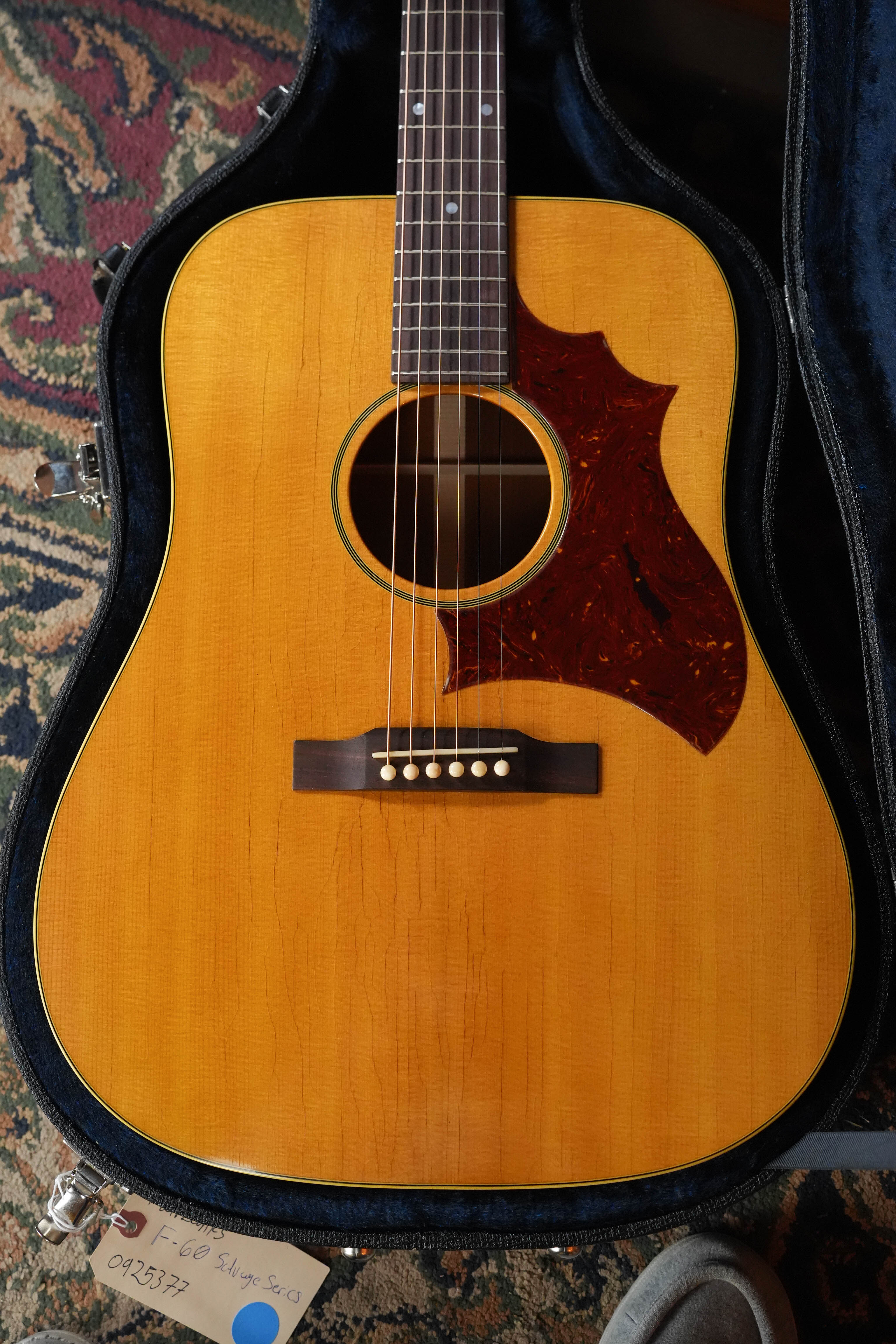 Fairbanks  F-60 Salvage Series Sika/Mahogany Dreadnought Acoustic Guitar #5377