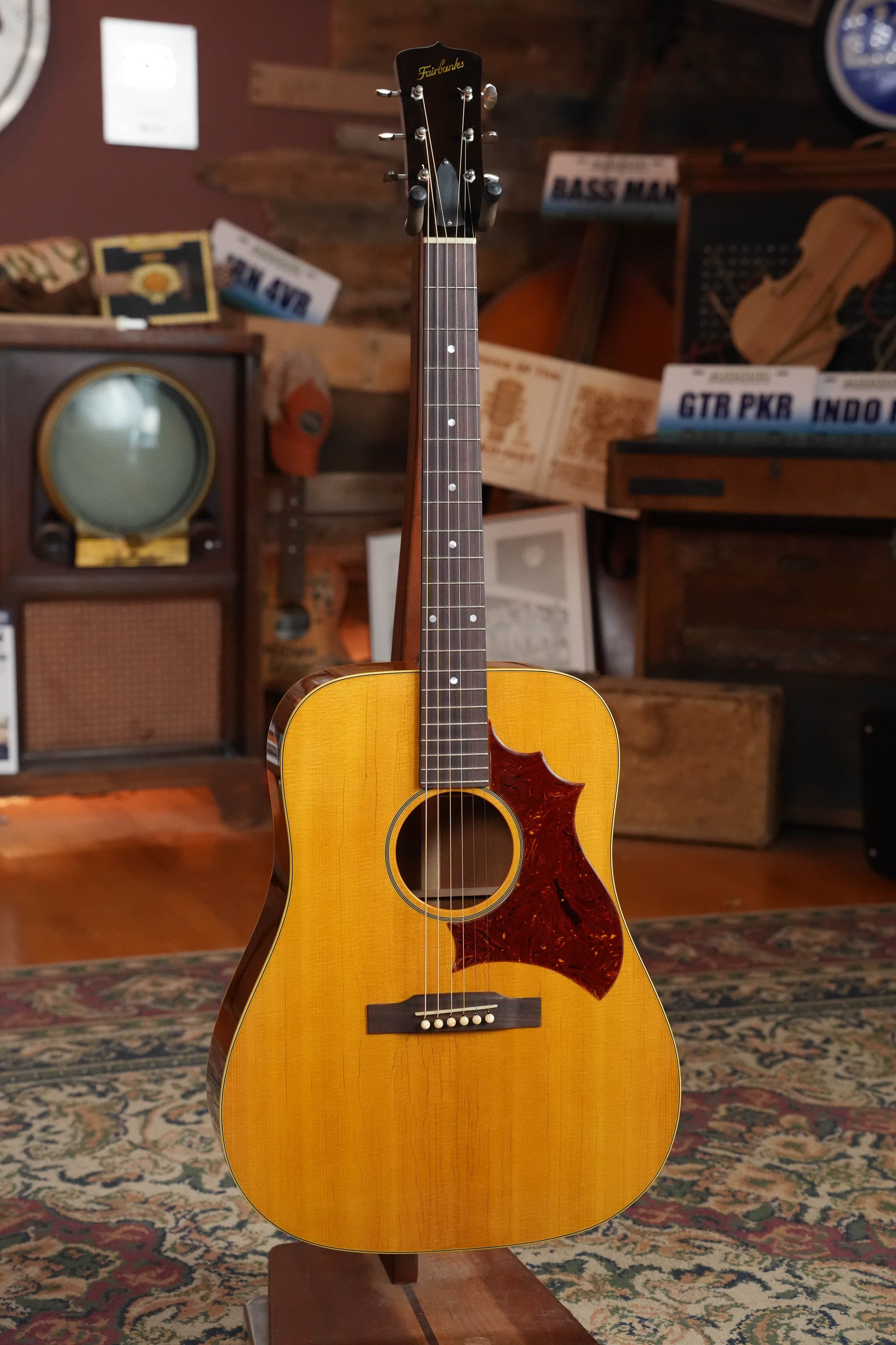 Fairbanks  F-60 Salvage Series Sika/Mahogany Dreadnought Acoustic Guitar #5377