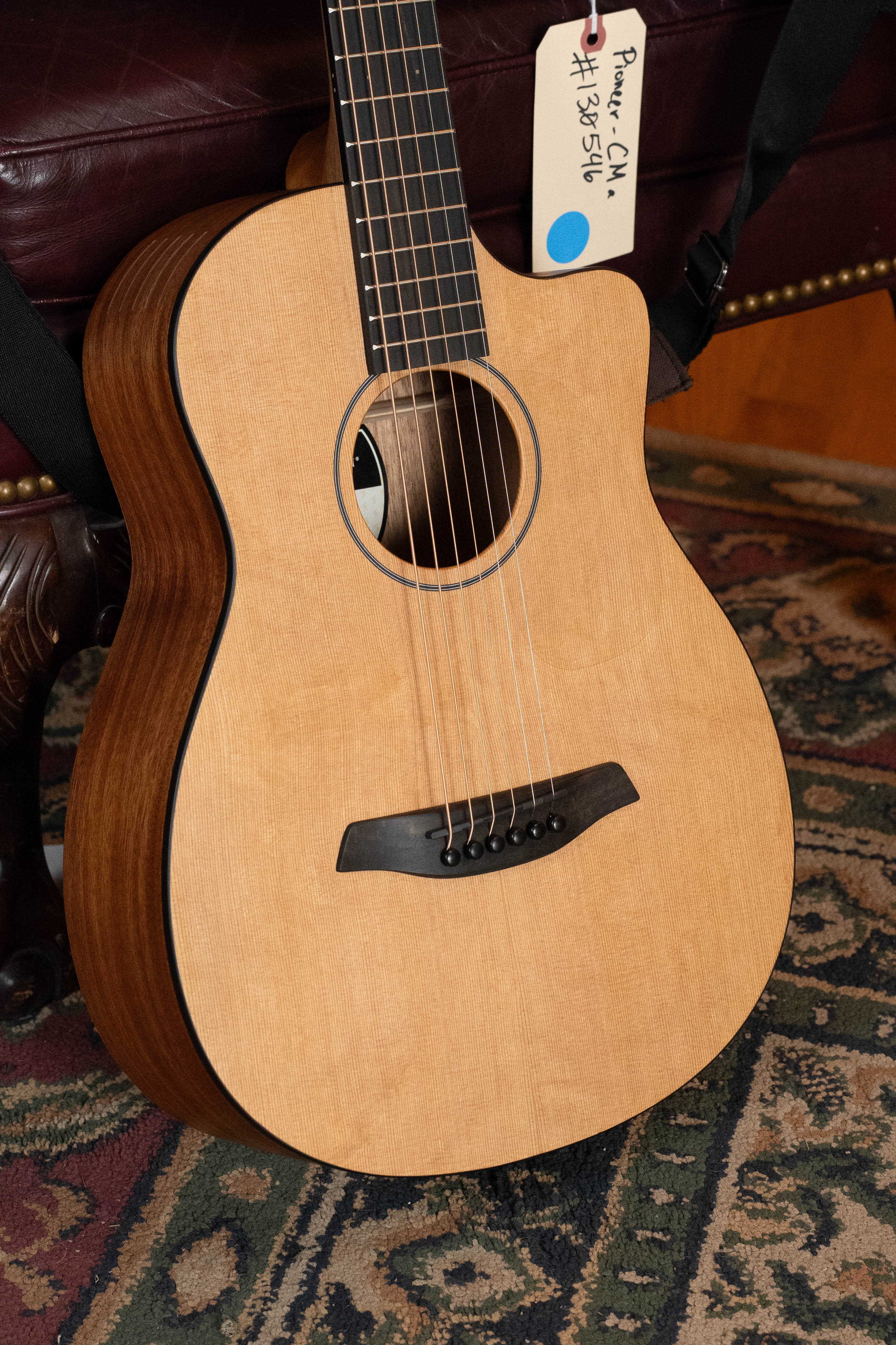 Furch Pioneer-CM Red Cedar/Mahogany Cutaway Travel Acoustic Guitar w/Soundport Boosters #0546