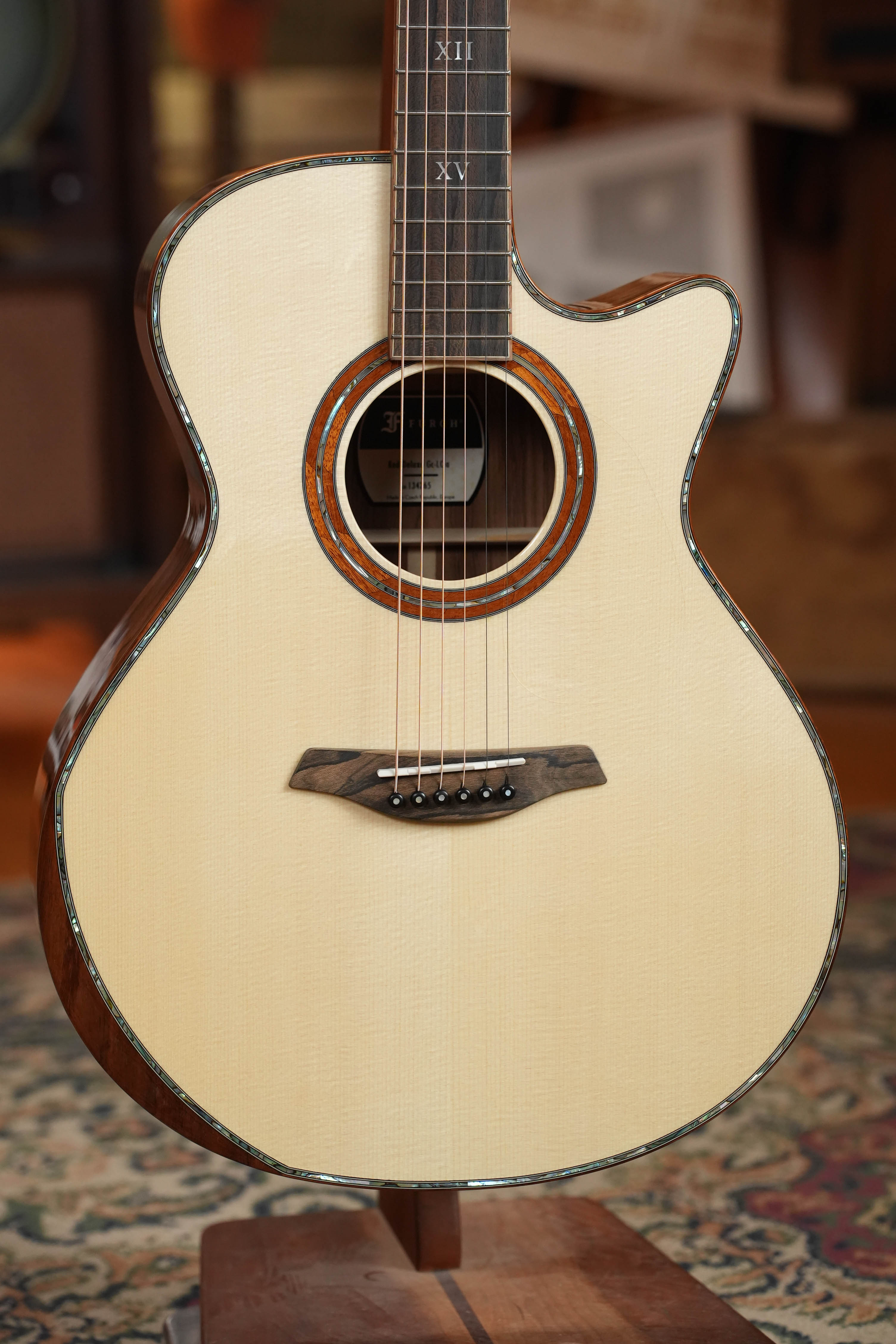 Furch Red Deluxe Spruce/Cocobolo Grand Auditorium Cutaway Acoustic Guitar #4265