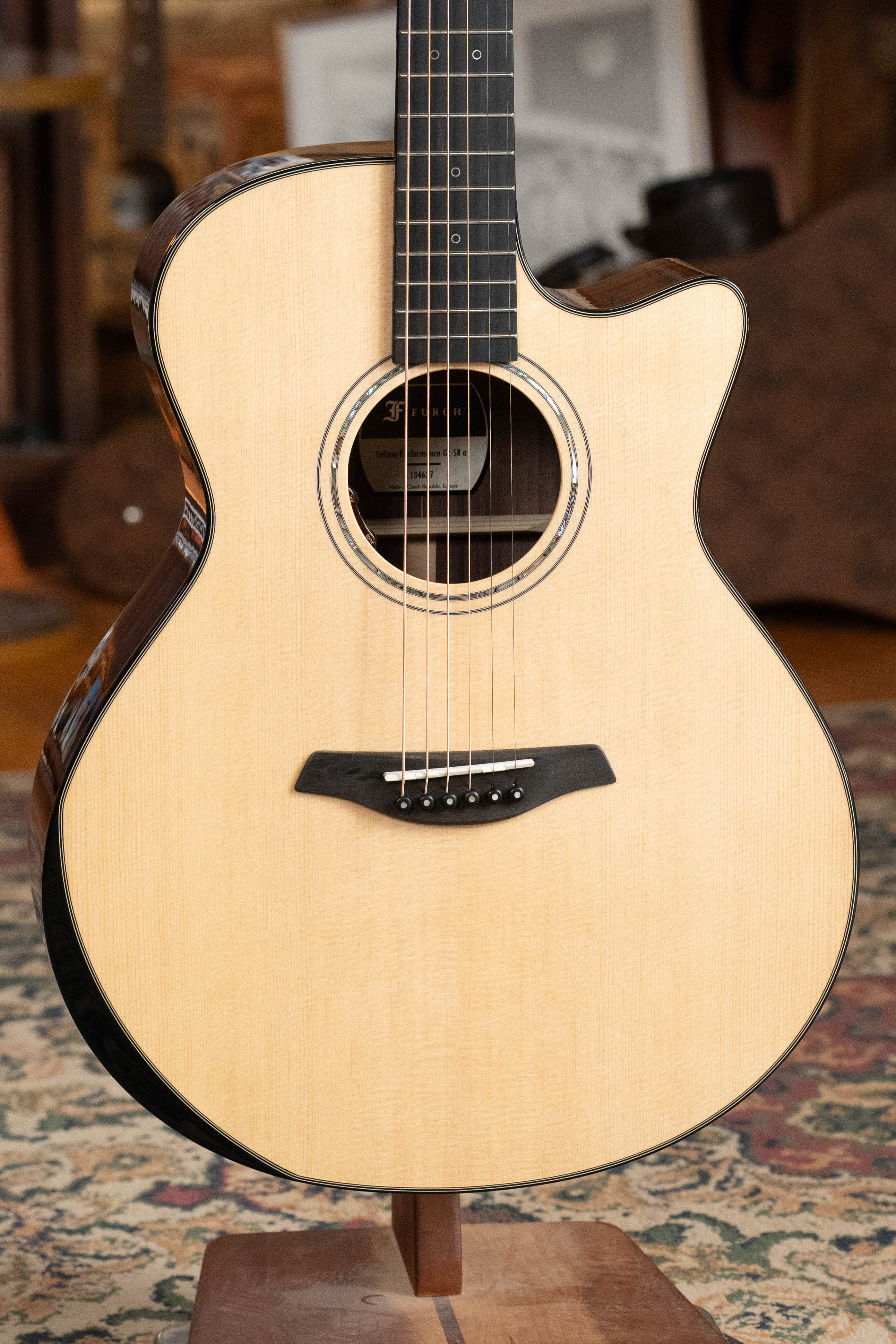 Furch Yellow Performance Gc-SR a Stika/Rosewood Grand Auditorium Cutaway Acoustic Guitar #4637