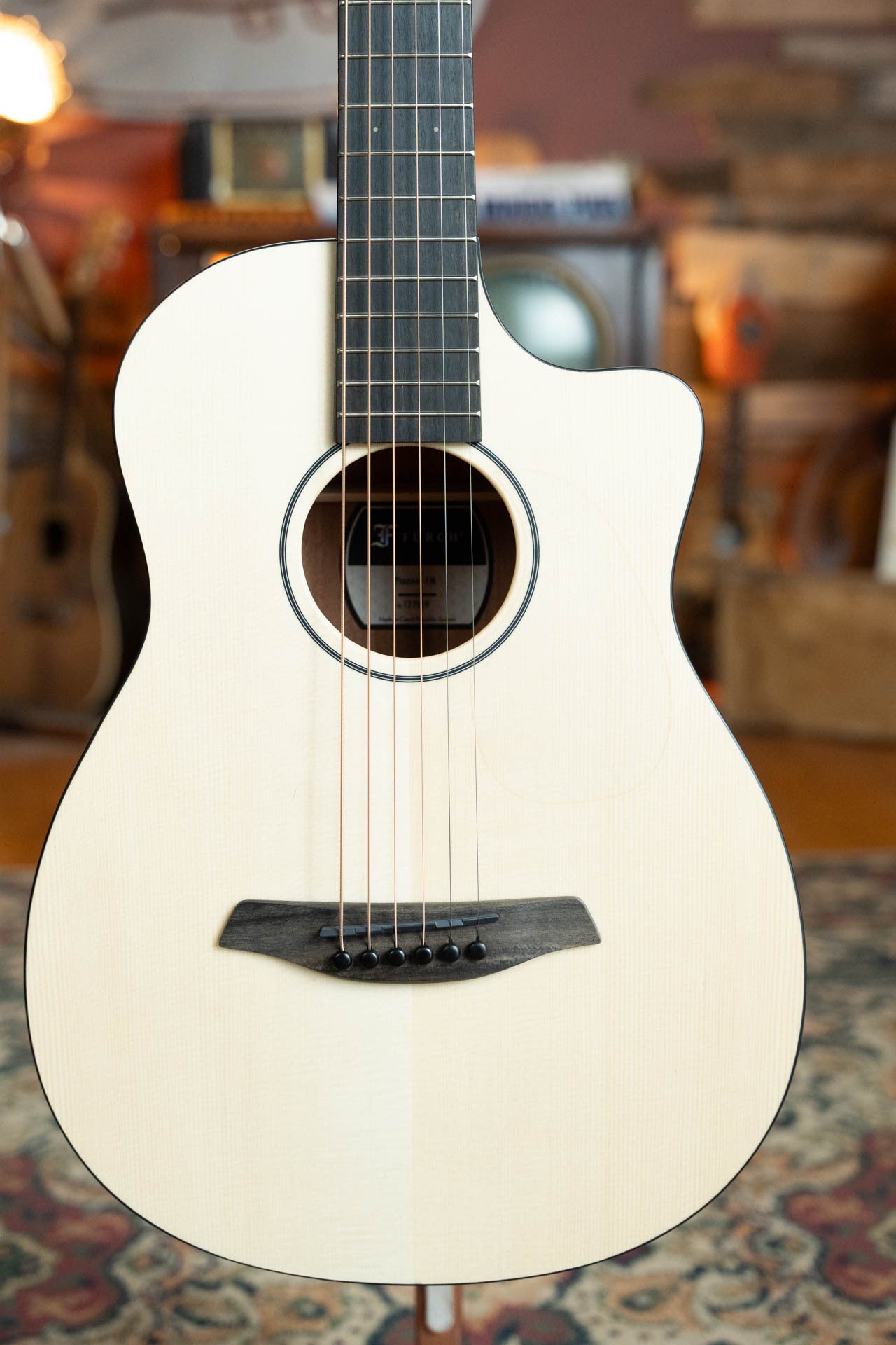 Furch Pioneer-EM Spruce/Mahogany Cutaway Travel Acoustic Guitar w/Soundport Boosters #7959