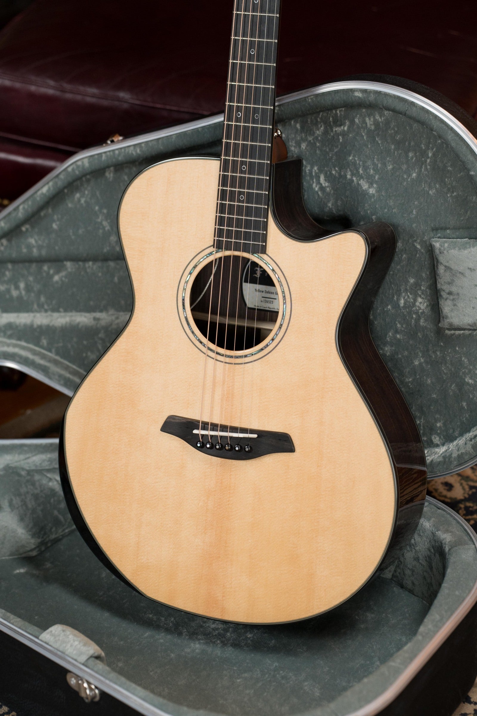 Furch Yellow DLX Gc-SR Sitka Spruce/Indian Rosewood Grand Auditorium Cutaway Guitar w/Pickup #6523