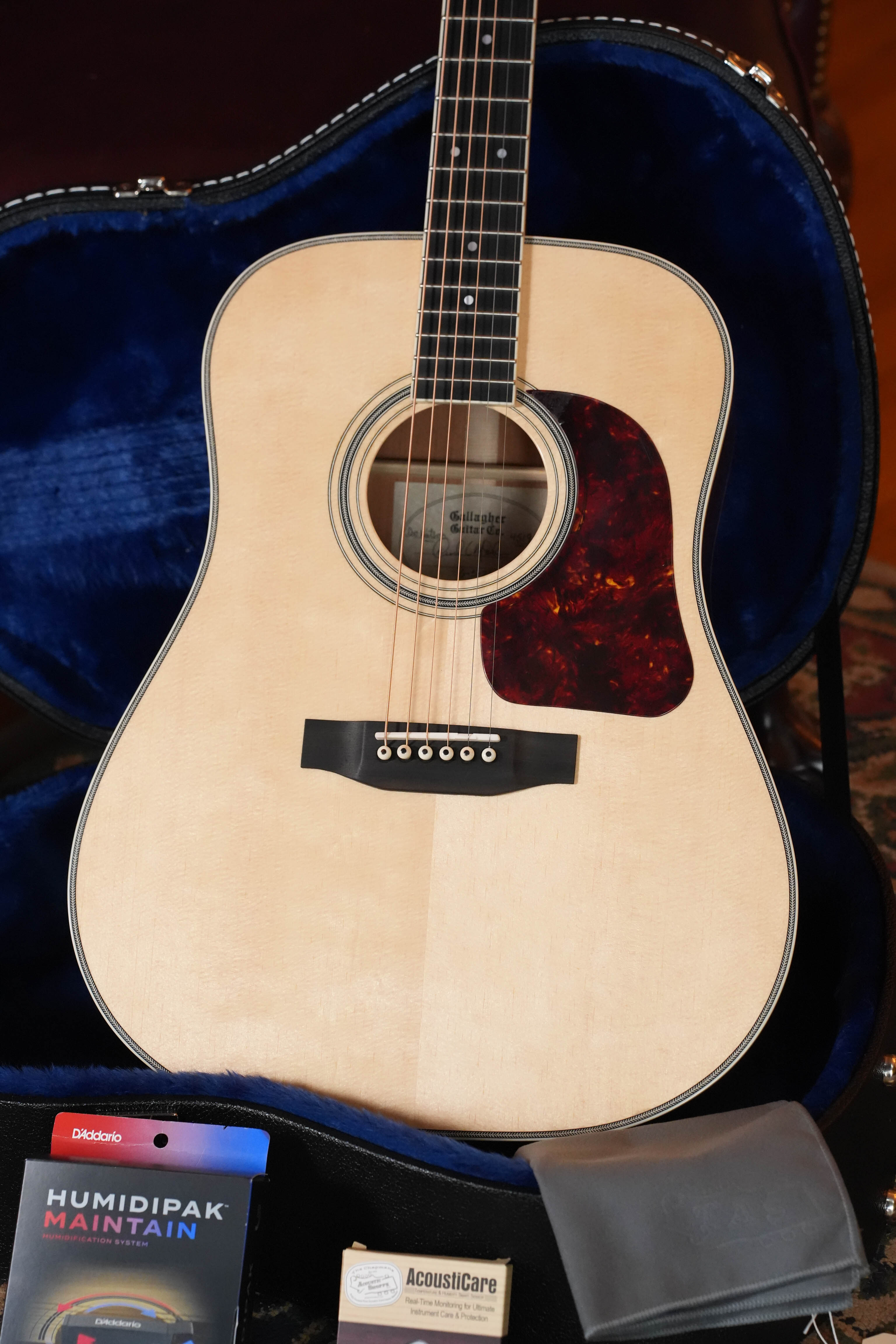 Gallagher Doc Watson Sitka/Mahogany Dreadnought Acoustic Guitar #4519