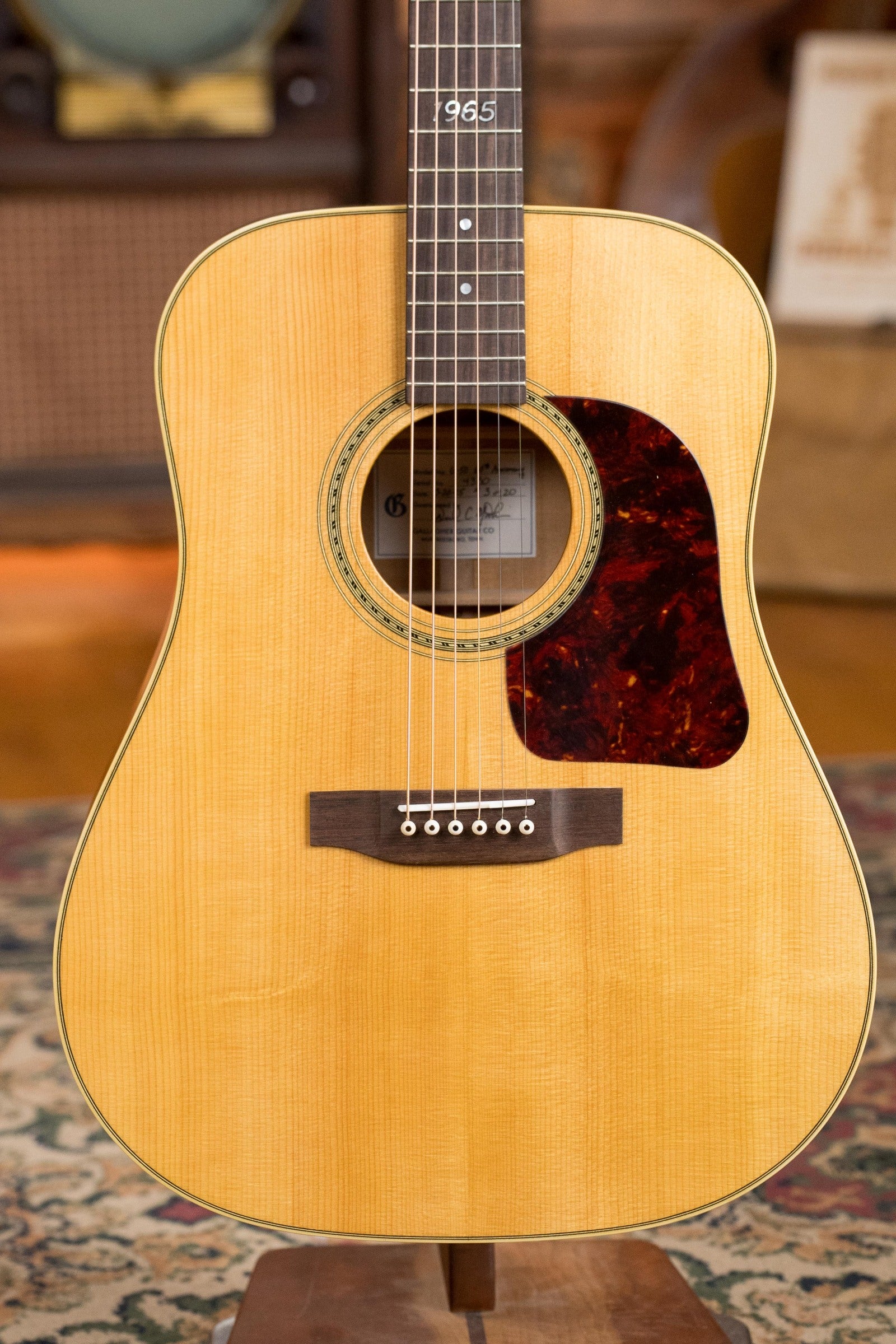 Gallagher 60th Anniversary G-50 Sitka/Mahogany Ambertone Dreadnought Acoustic Guitar #4330