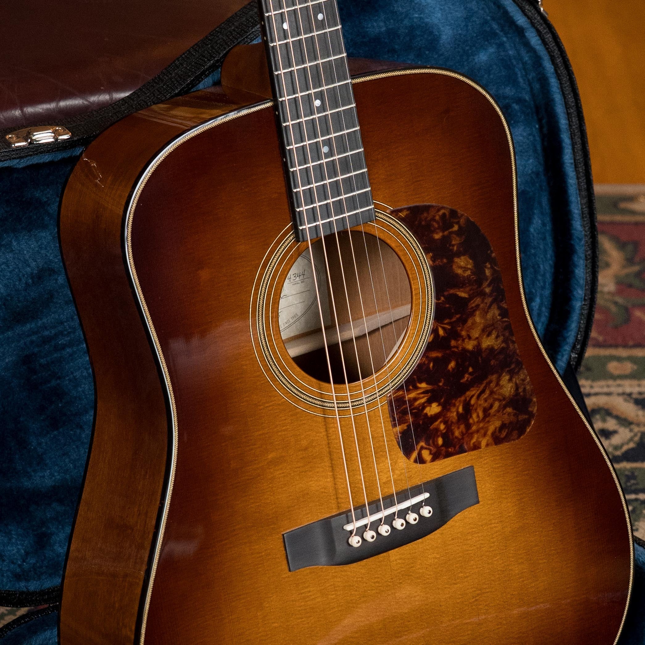 Gallagher Bluegrass Bell Torrefied Adirondack/Mahogany Light Amber Dreadnought Acoustic Guitar #4344
