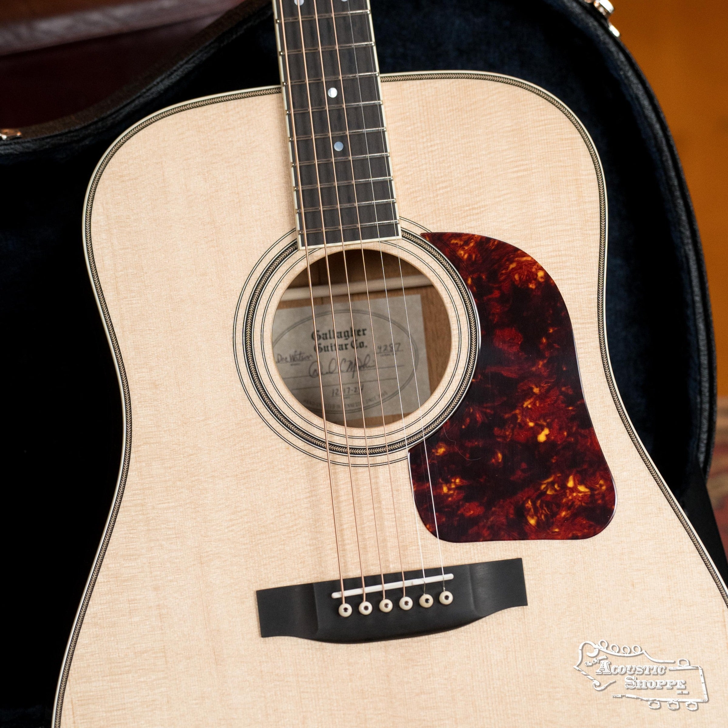 Gallagher Doc Watson Model Sitka/Mahogany Dreadnought Acoustic Guitar #4287