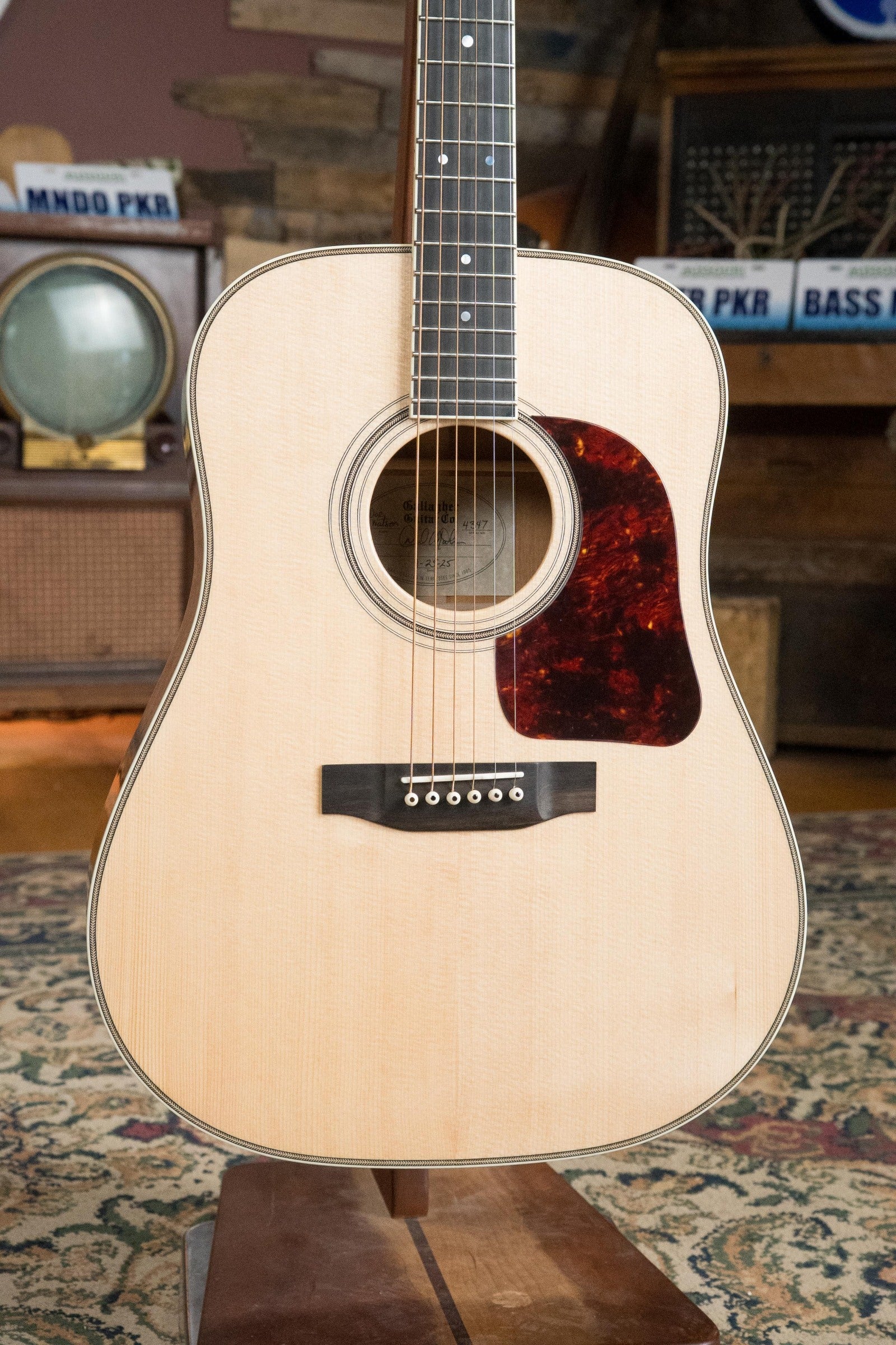 Gallagher Doc Watson Sitka/Mahogany Dreadnought Guitar #4347