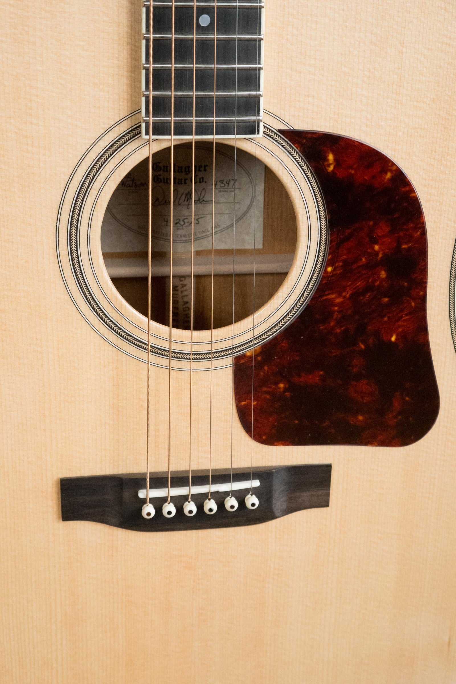Gallagher Doc Watson Sitka/Mahogany Dreadnought Guitar #4347