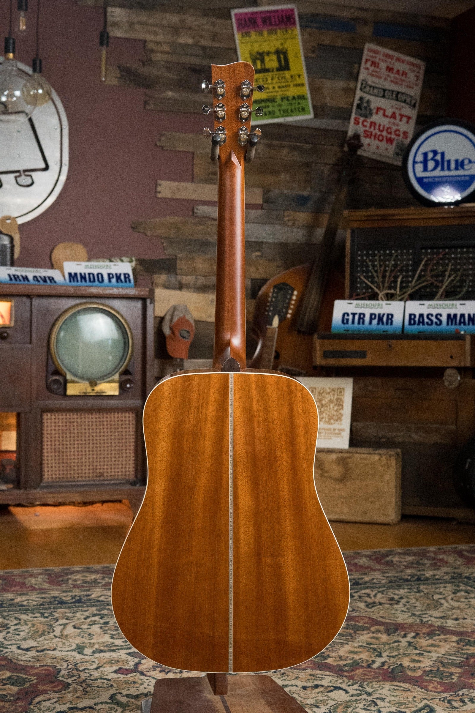 Gallagher Doc Watson Sitka/Mahogany Dreadnought Guitar #4347