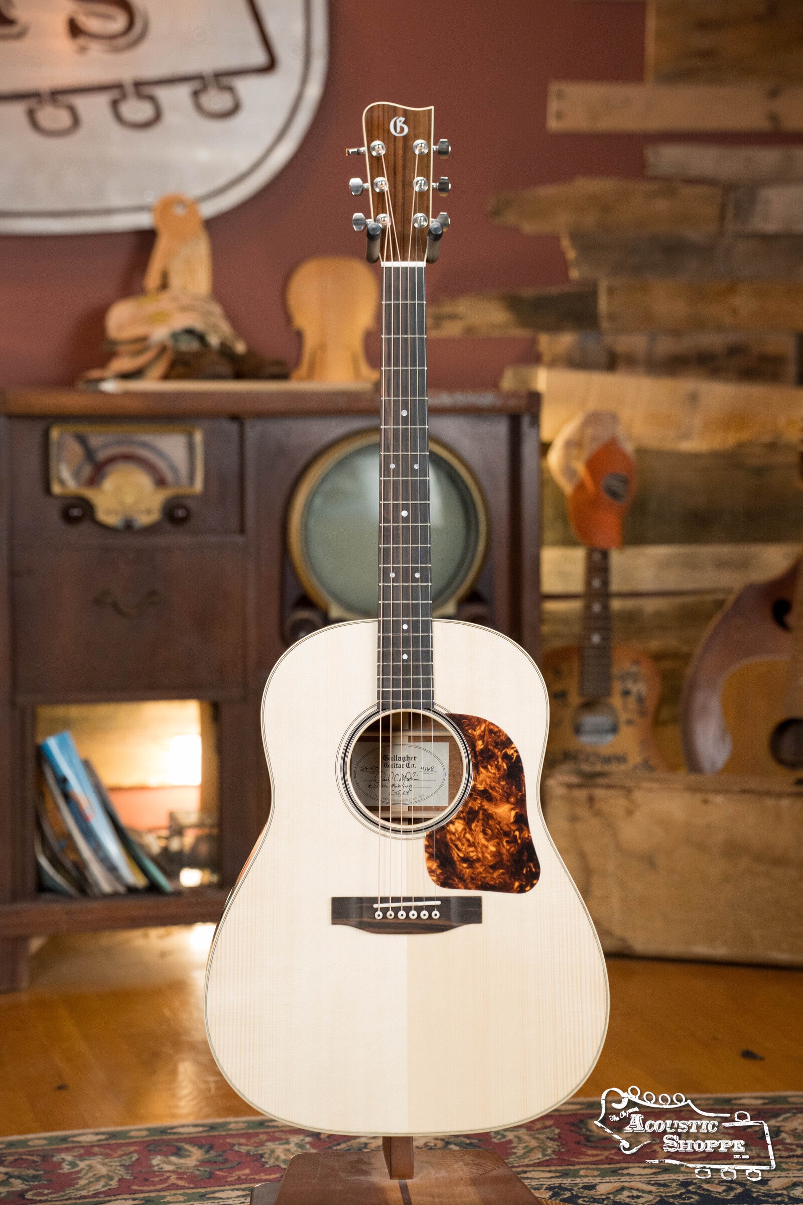 Gallagher SG-50 Adirondack/Sinker Mahogany Slope Shoulder Dreadnought Acoustic Guitar #4168