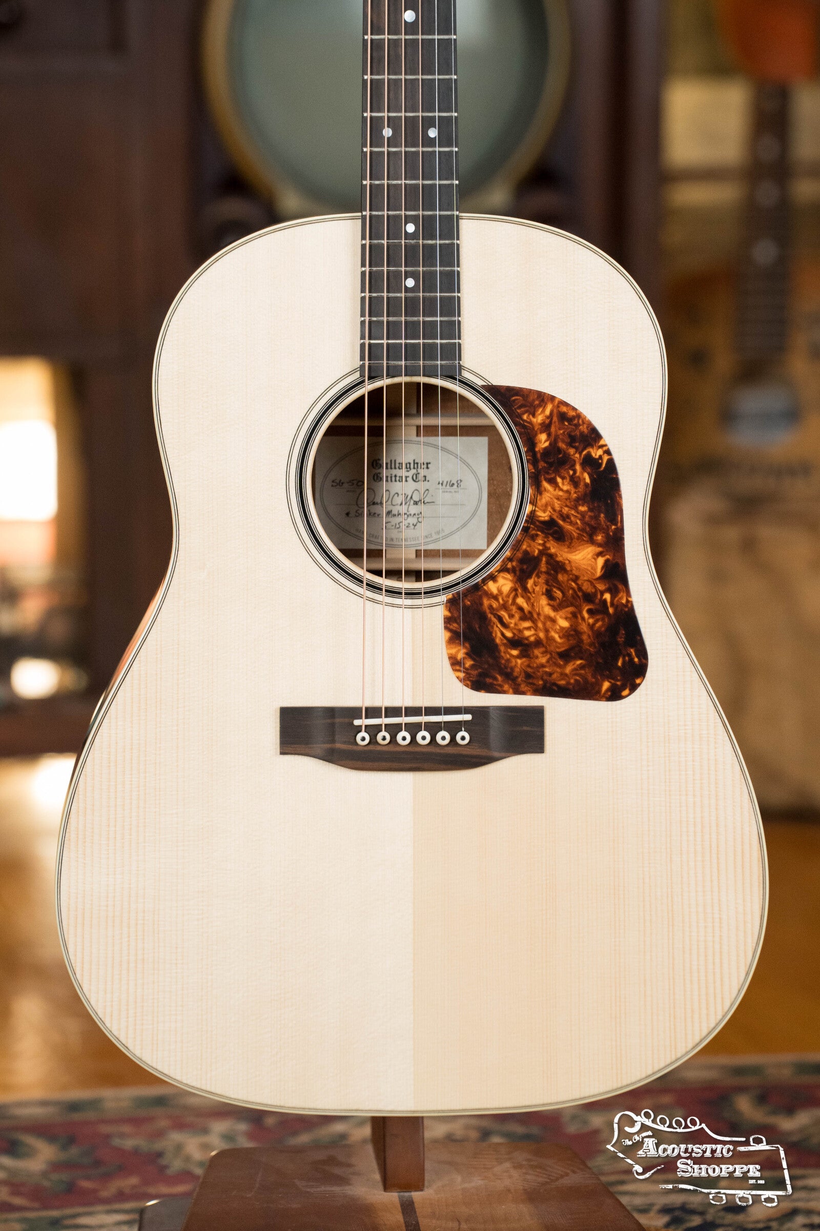 Gallagher SG-50 Adirondack/Sinker Mahogany Slope Shoulder Dreadnought Acoustic Guitar #4168
