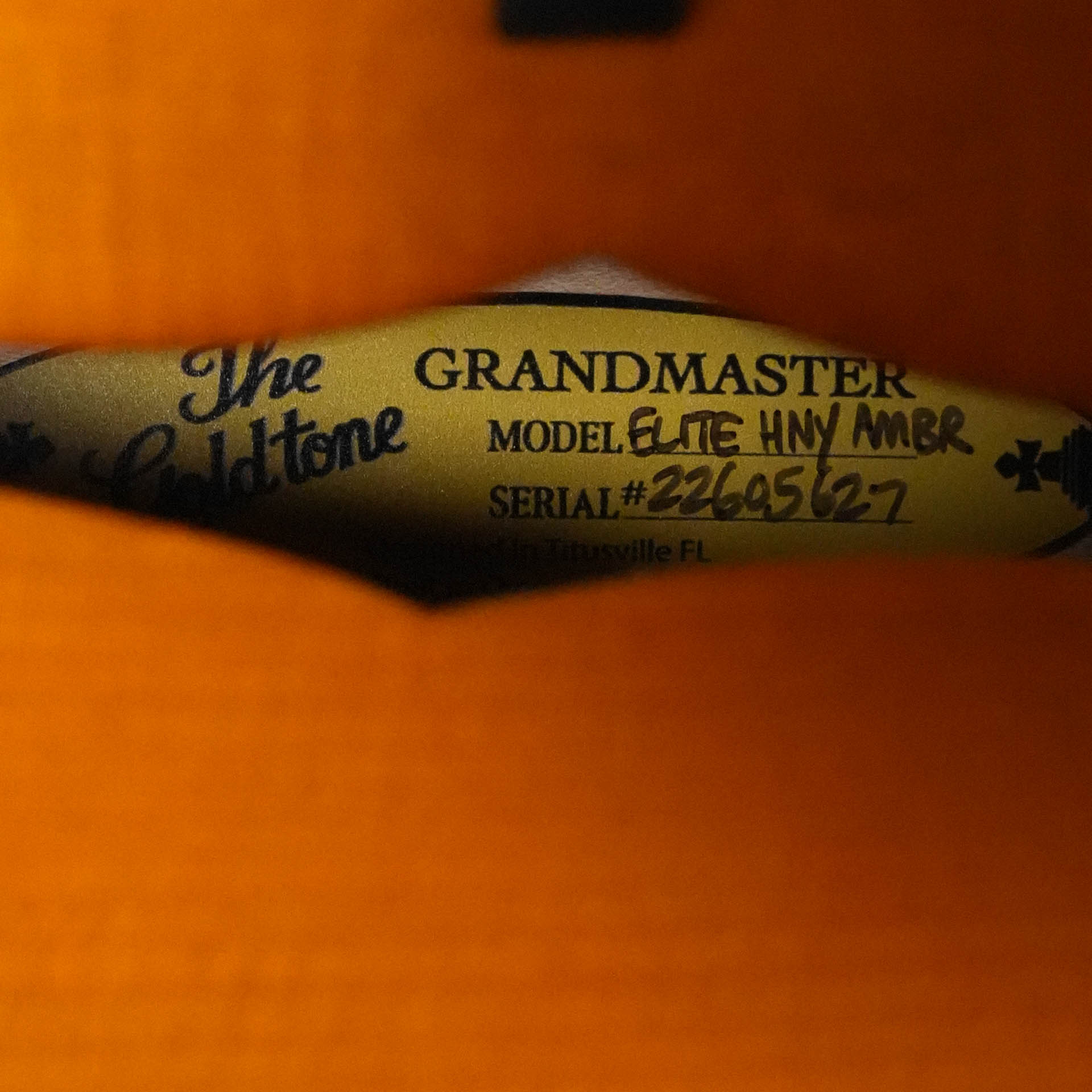 Gold Tone Grandmaster Mandolin Elite - Honey Amber Finish #5627