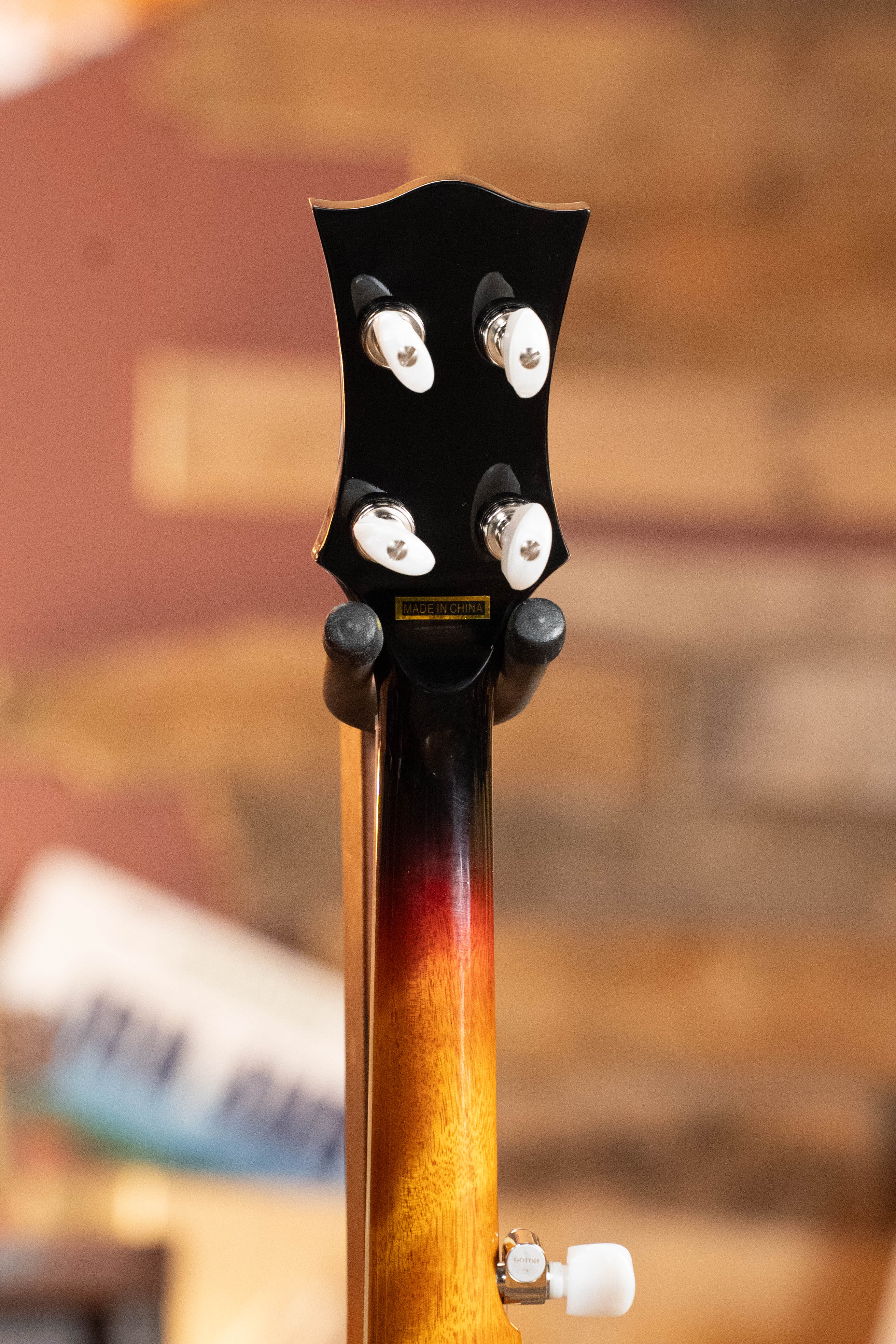 Gold Tone Mastertone OB-2 Bowtie Vintage Sunburst 5-String Resonator Banjo #2424