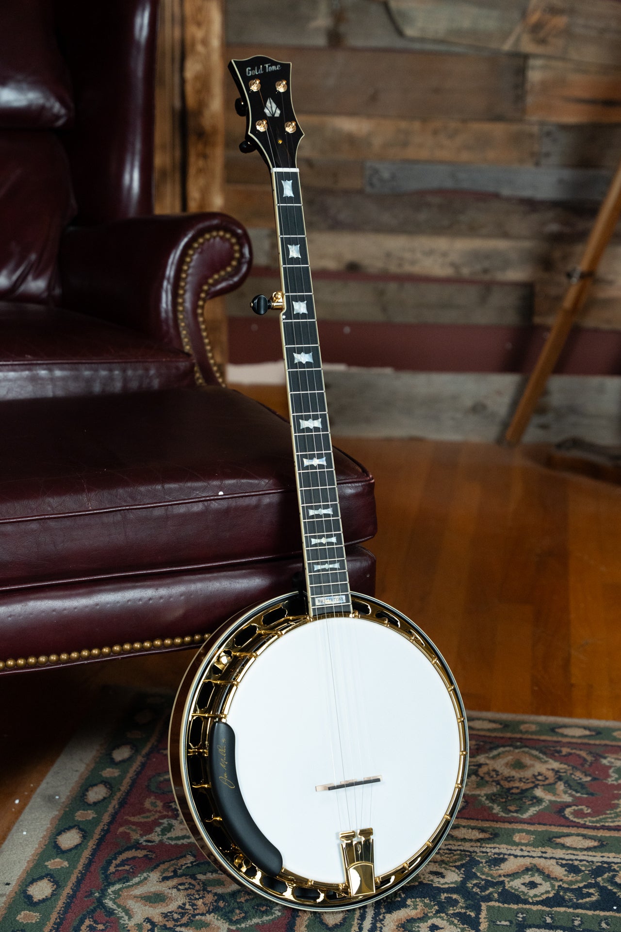 Gold Tone Mastertone OB-2 JM Joe Mullins 5-String Bowtie Maple Resonator Banjo #4517