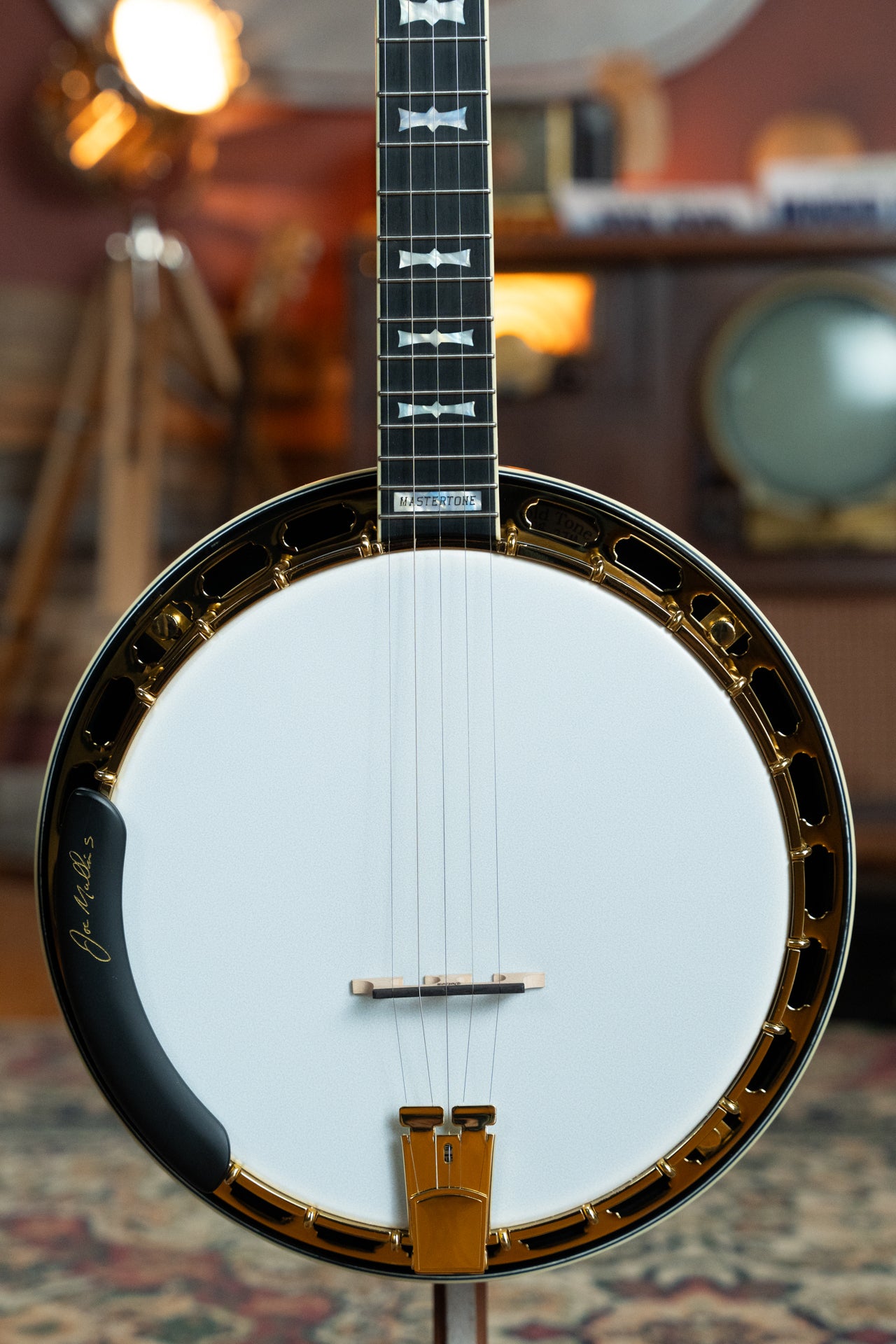 Gold Tone Mastertone OB-2 JM Joe Mullins 5-String Bowtie Maple Resonator Banjo #4517